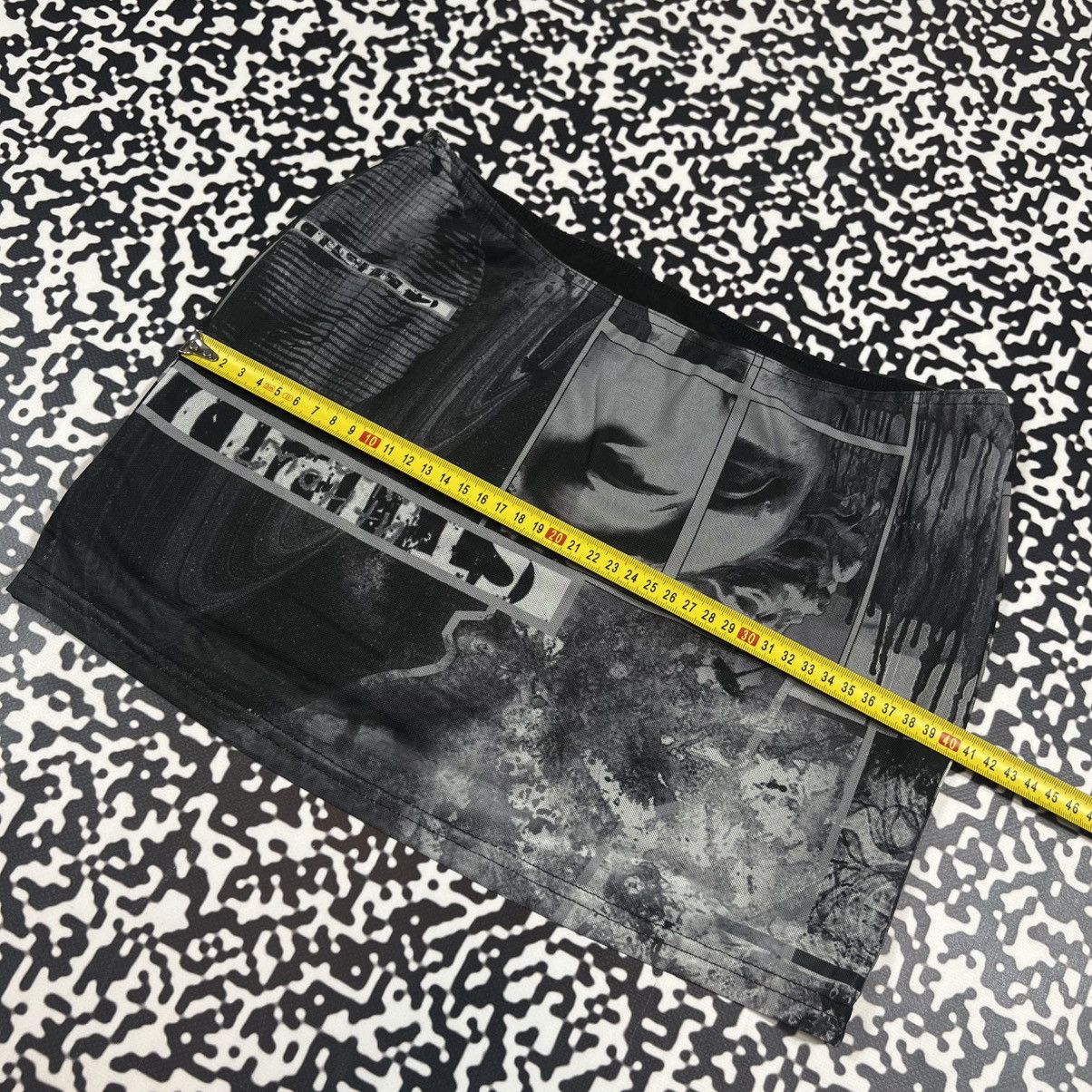 Japanese Brand Vintage Y2K Japanese Mesh Art JPG Style Sexy Mini Skirt Size 26" / US 2 / IT 38 - 17 Thumbnail