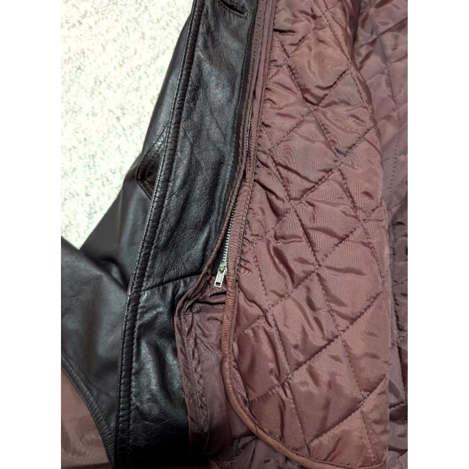 Vintage VINTAGE Berman's TRENCH COAT red-brown leather 44 L 1970s sherlock Mens Size US L / EU 52-54 / 3 - 6 Thumbnail