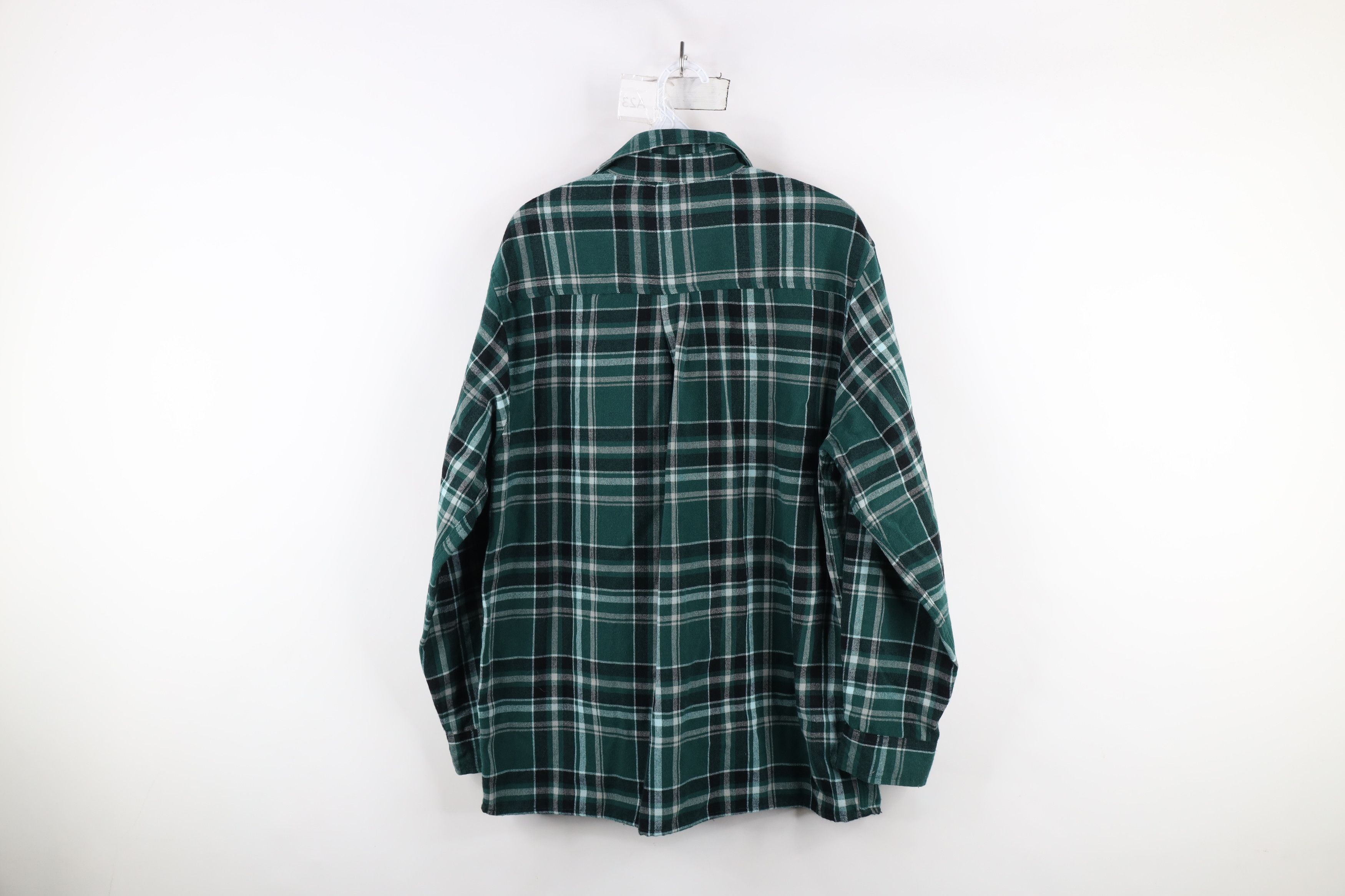 Vintage Vintage 90s Streetwear Double Pocket Collared Button Shirt Size US M / EU 48-50 / 2 - 9 Thumbnail