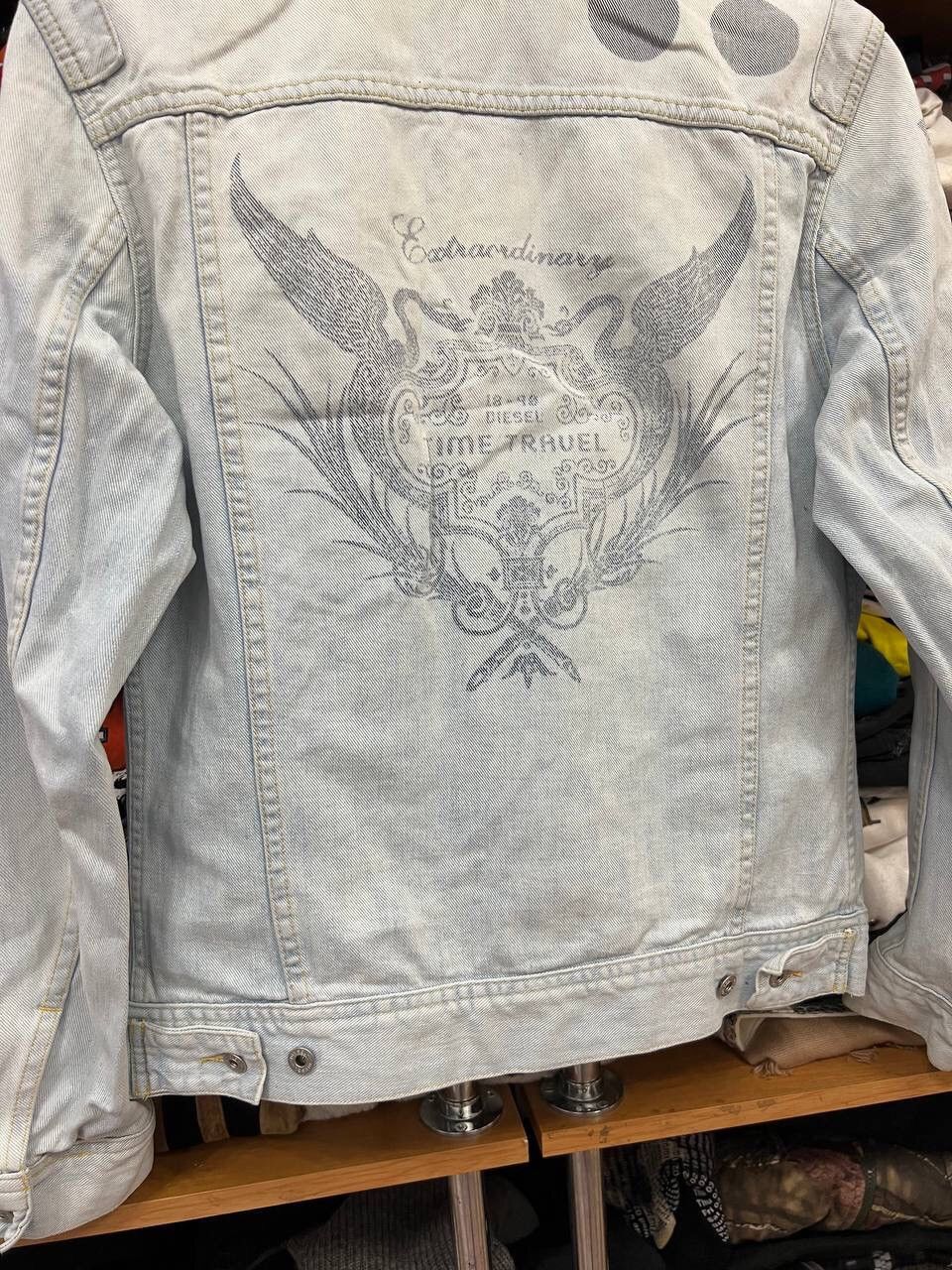 Diesel × Vintage Diesel Vintage Denim Y2K Jacket Size S Size S / US 4 / IT 40 - 11 Thumbnail