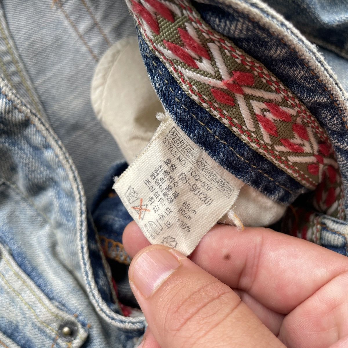 Japanese Brand Vintage Japanese TBJ Faded FLARE Jeans Bootcut Denim Pants Size US 27 - 9 Thumbnail