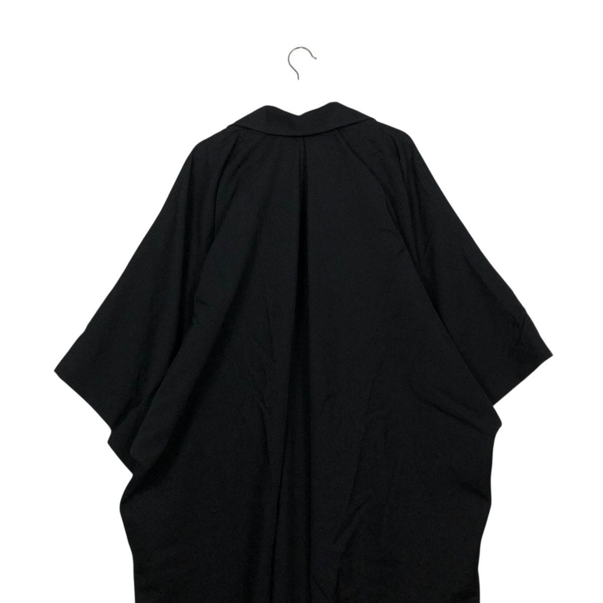 Yohji Yamamoto 🔥RICH BLACK VINTAGE YOHJI YAMAMOTO OVERSIZE JACKET RUNWAY Size US L / EU 52-54 / 3 - 22 Thumbnail