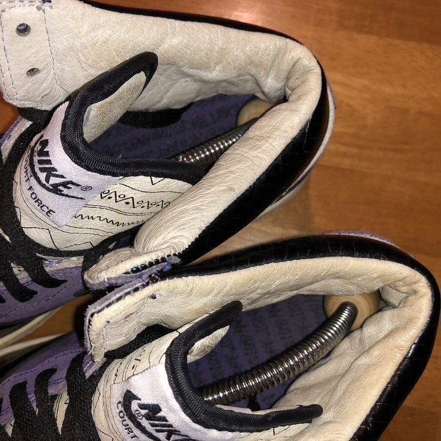 Nike × Stussy 2005 Stussy Nike Court Force Purple Size 9.5 US Men's Size US 9.5 / EU 42-43 - 8 Thumbnail