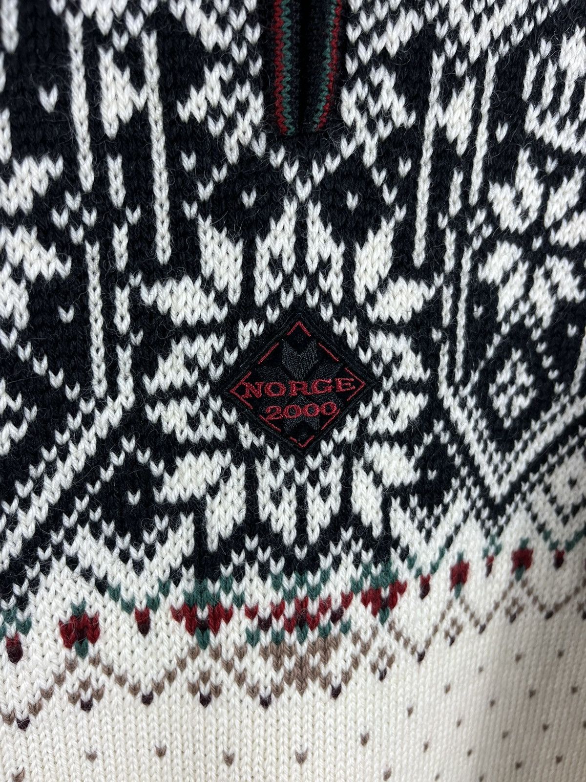 Dale Of Norway × Vintage Vintage Dale of Norway wool heavy patterned zip sweater knit Size US S / EU 44-46 / 1 - 11 Thumbnail