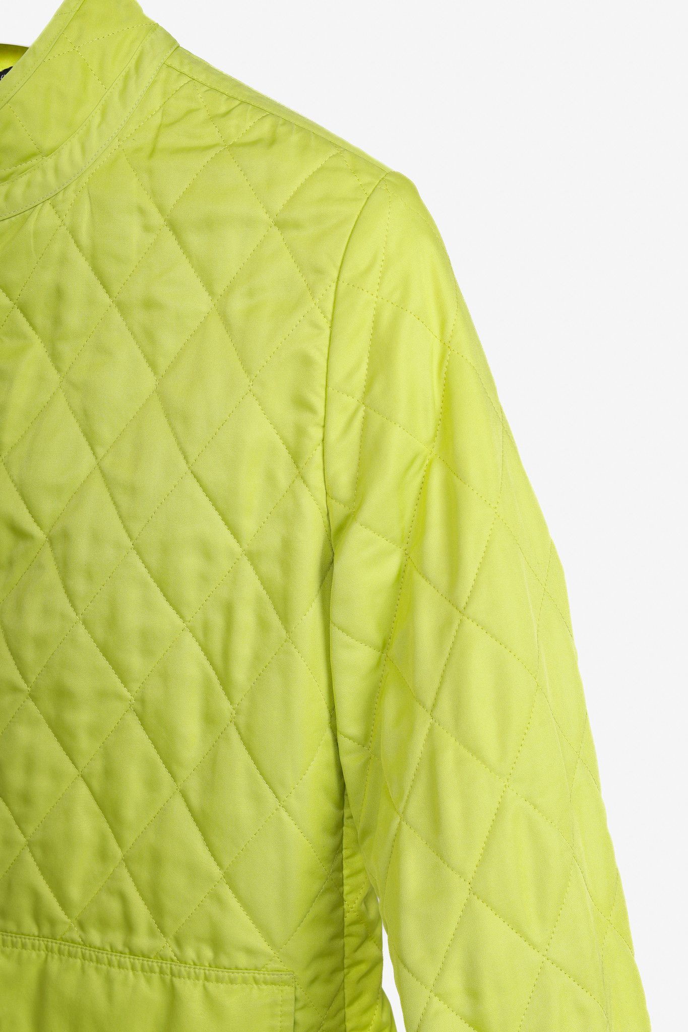 Burberry Burberry Neon Yellow Quilted Short Jacket Size M / US 6-8 / IT 42-44 - 4 Thumbnail