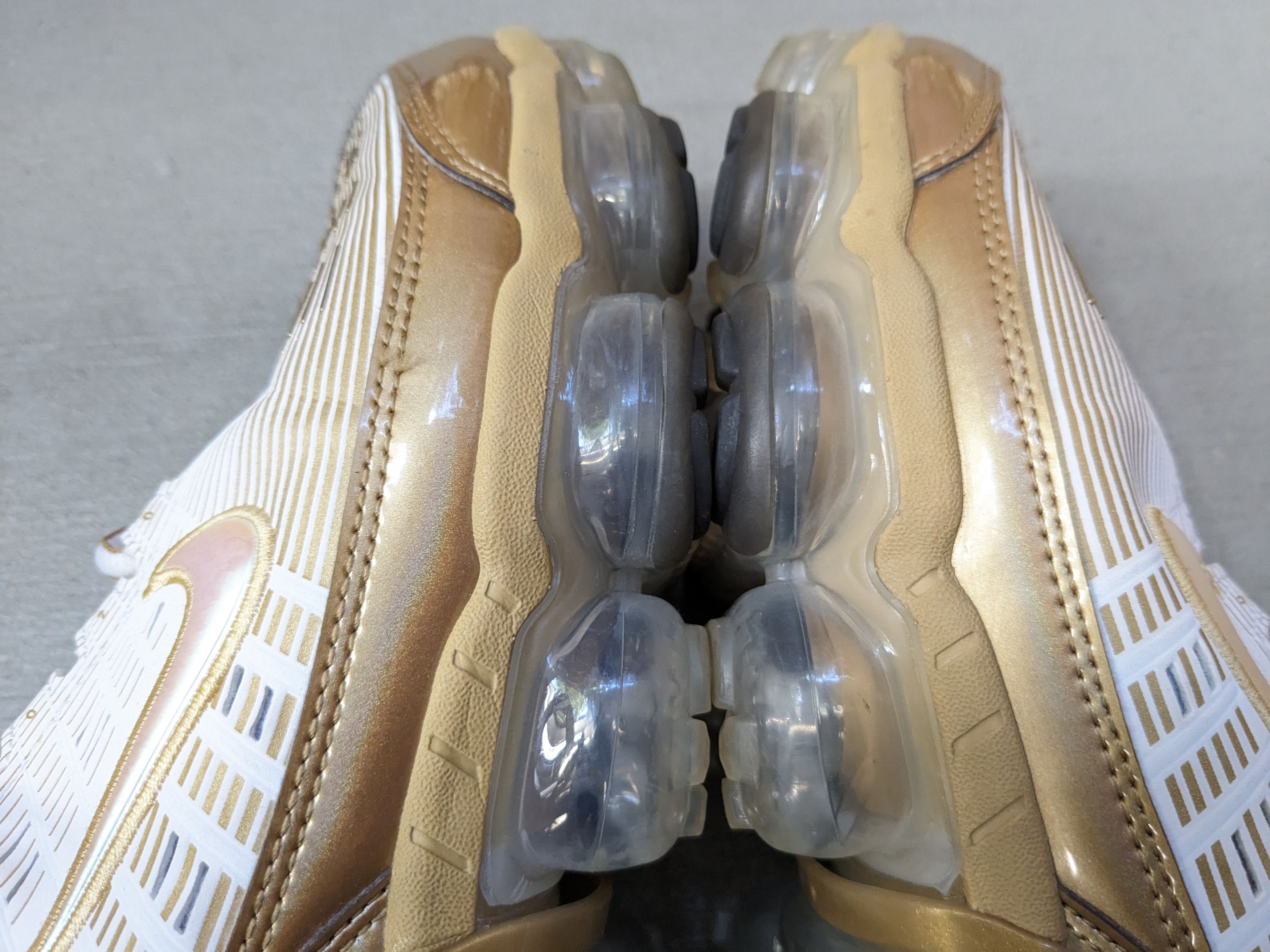 Nike Nike Air VaporMax 360 Gold Size 11 Silver White CK9671-101 Size US 11 / EU 44 - 10 Thumbnail
