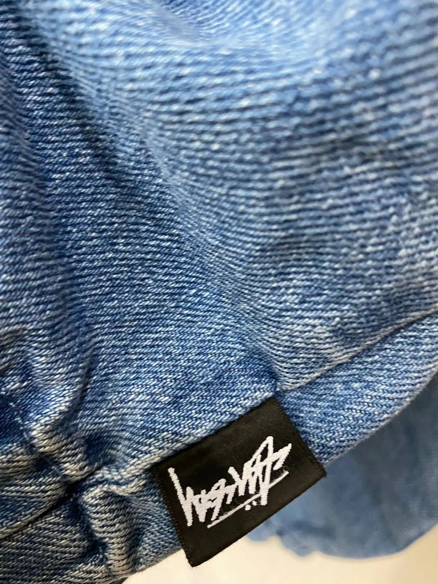 Stussy Denim Hooded Zip Work Jacket Size US XXL / EU 58 / 5 - 8 Thumbnail