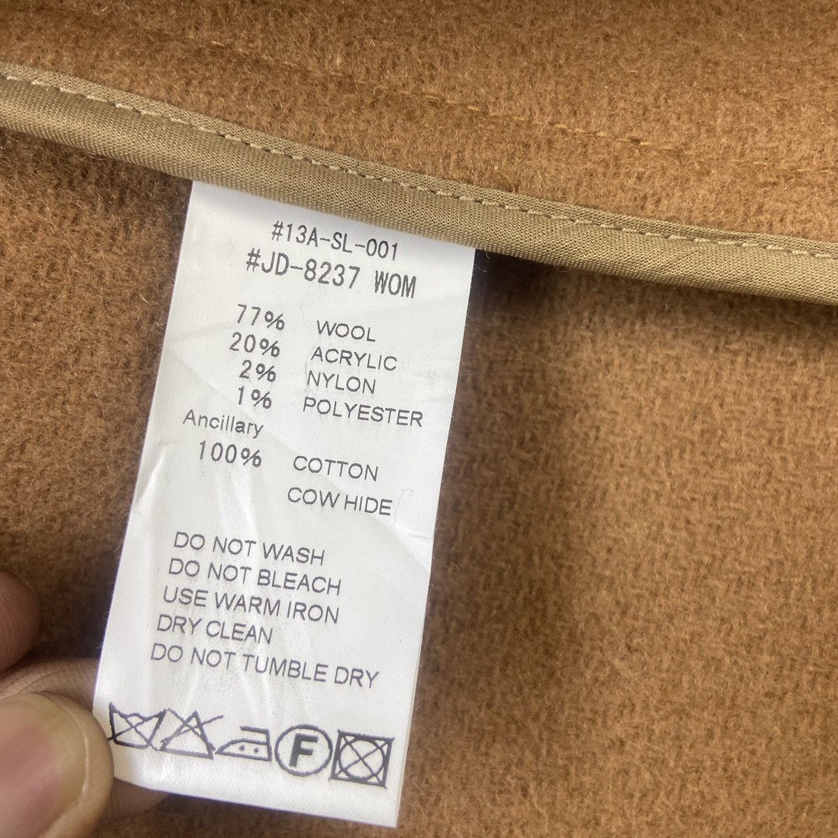 Danton Vintage Danton Made in Japan Wool Coat Jacket Size US XS / EU 42 / 0 - 13 Thumbnail