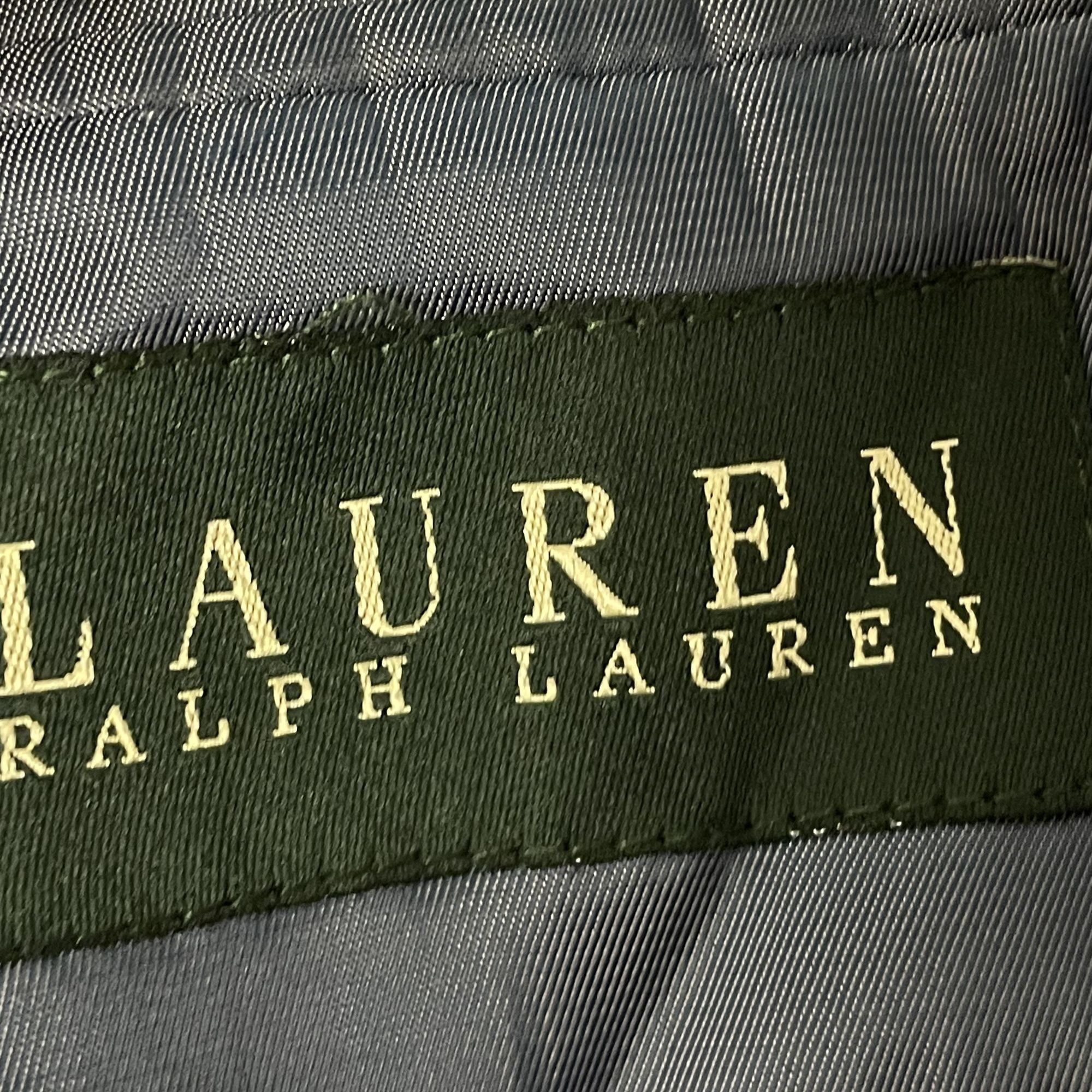 Ralph Lauren Ralph Lauren Steel Blue Silver SHARKSKIN Sport Coat Size 44R - 4 Thumbnail
