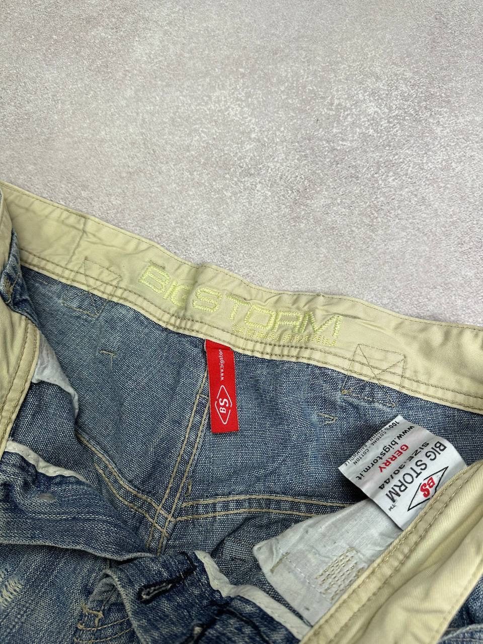 Hysteric Glamour CRAZY Japanese Distressed Clockhouse Vintage Y2K Baggy Jeans Size US 30 / EU 46 - 9 Thumbnail