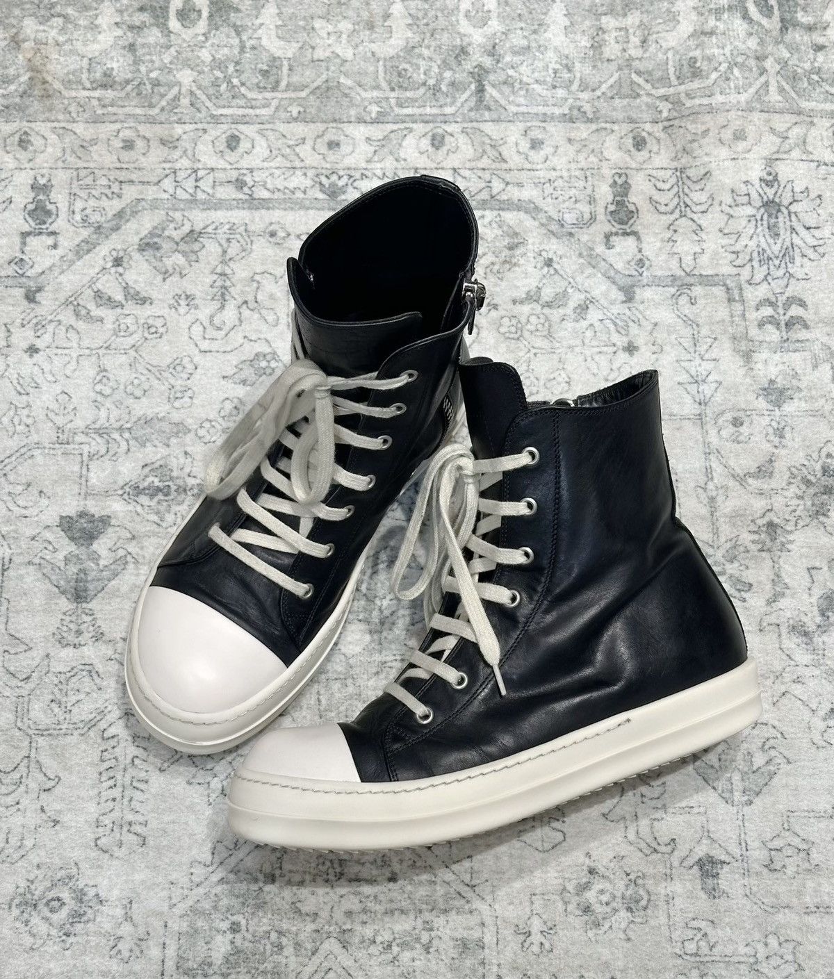 Rick Owens Rick Owens Mainline High-Top Big Converse Shiny Calfskin Size US 8 / EU 41 - 4 Thumbnail