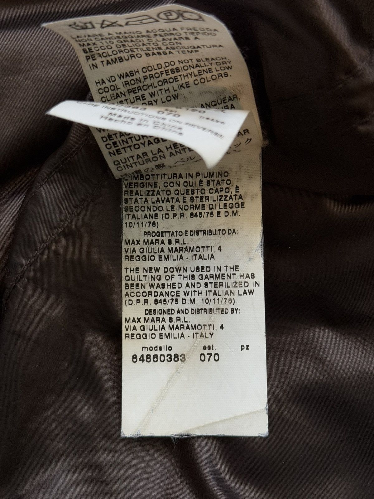 Designer × Max Mara × Weekend Max Mara Max Mara Studio down puffer coat jacket Size L / US 10 / IT 46 - 11 Thumbnail