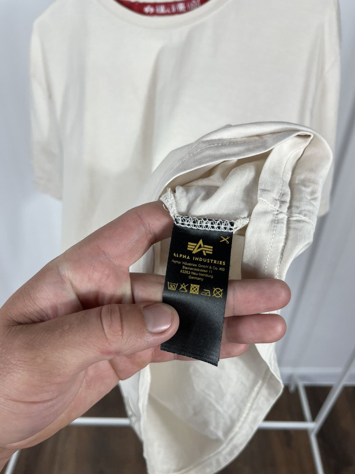 Alpha Industries Alpha Industries Graphic Tee Crash Message Back Print L Size US L / EU 52-54 / 3 - 10 Thumbnail