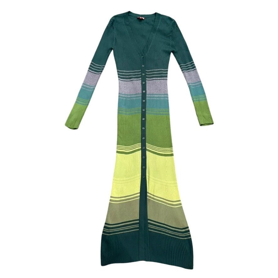 Staud STAUD Pine Forest Shoko Dress in Green, Size M Size M / US 6-8 / IT 42-44 - 4 Thumbnail
