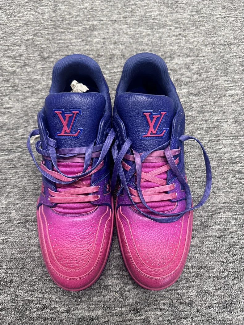 Louis Vuitton LV Blue Pink Gradient Sneakers US8 - dmc Size US 8 / EU 41 - 1 Thumbnail