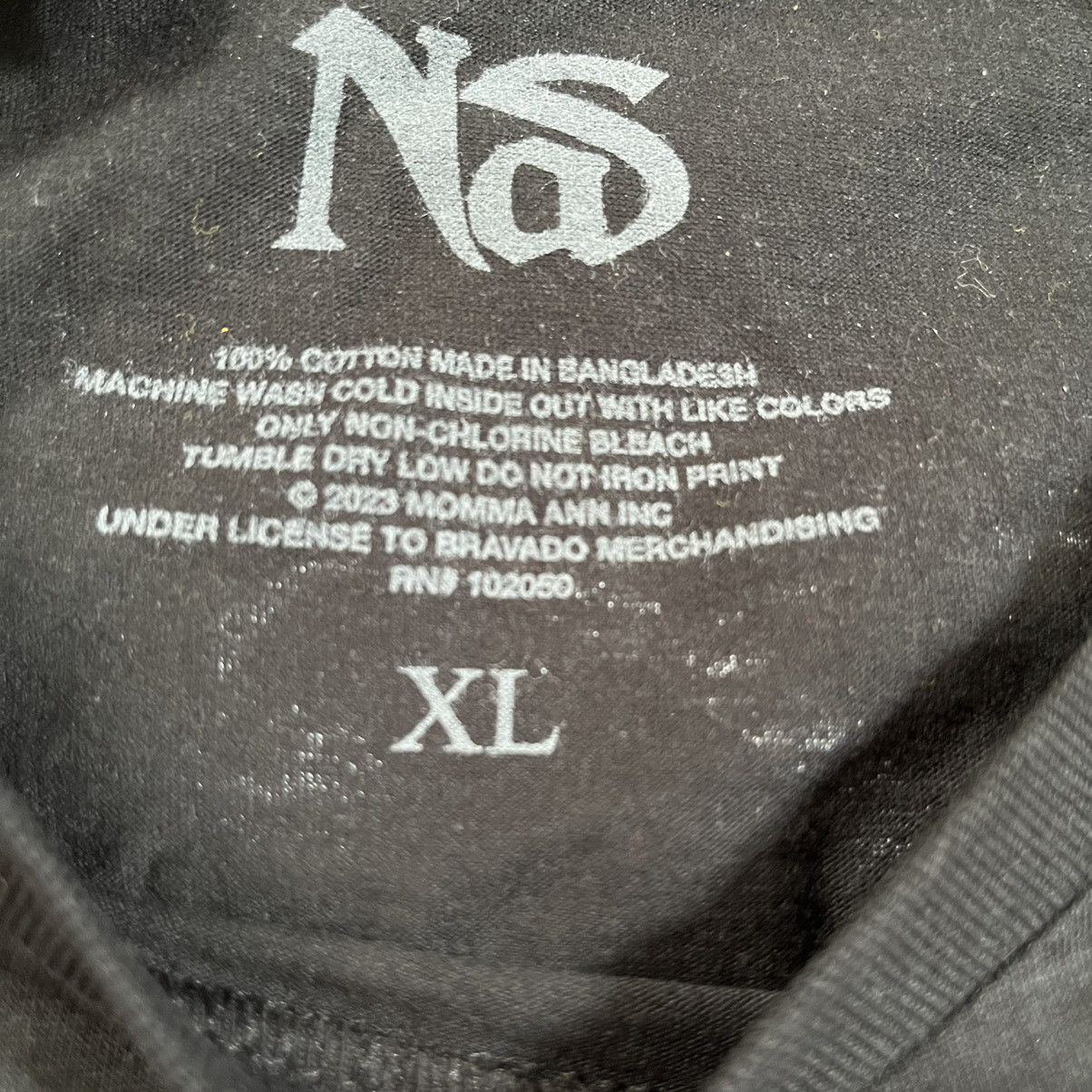 Nas × Wu-Tang Clan 🔴Nas Shirt Size XL God’s Son Black Tshirt Hip-Hop Size US XL / EU 56 / 4 - 6 Thumbnail