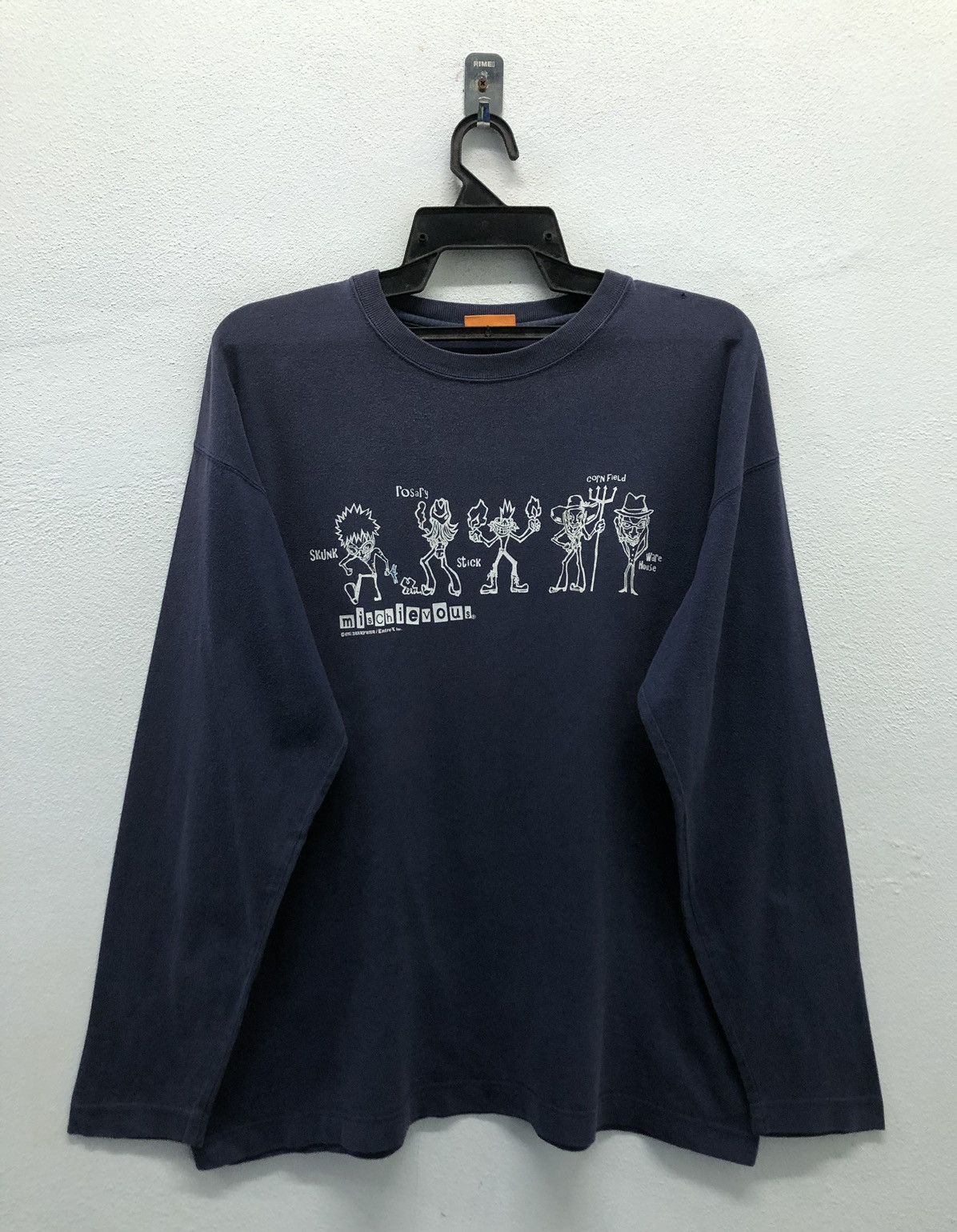 Vintage Vintage Emi Nakayama Mischievous Long Sleeve T-Shirt Size US L / EU 52-54 / 3 - 1 Thumbnail