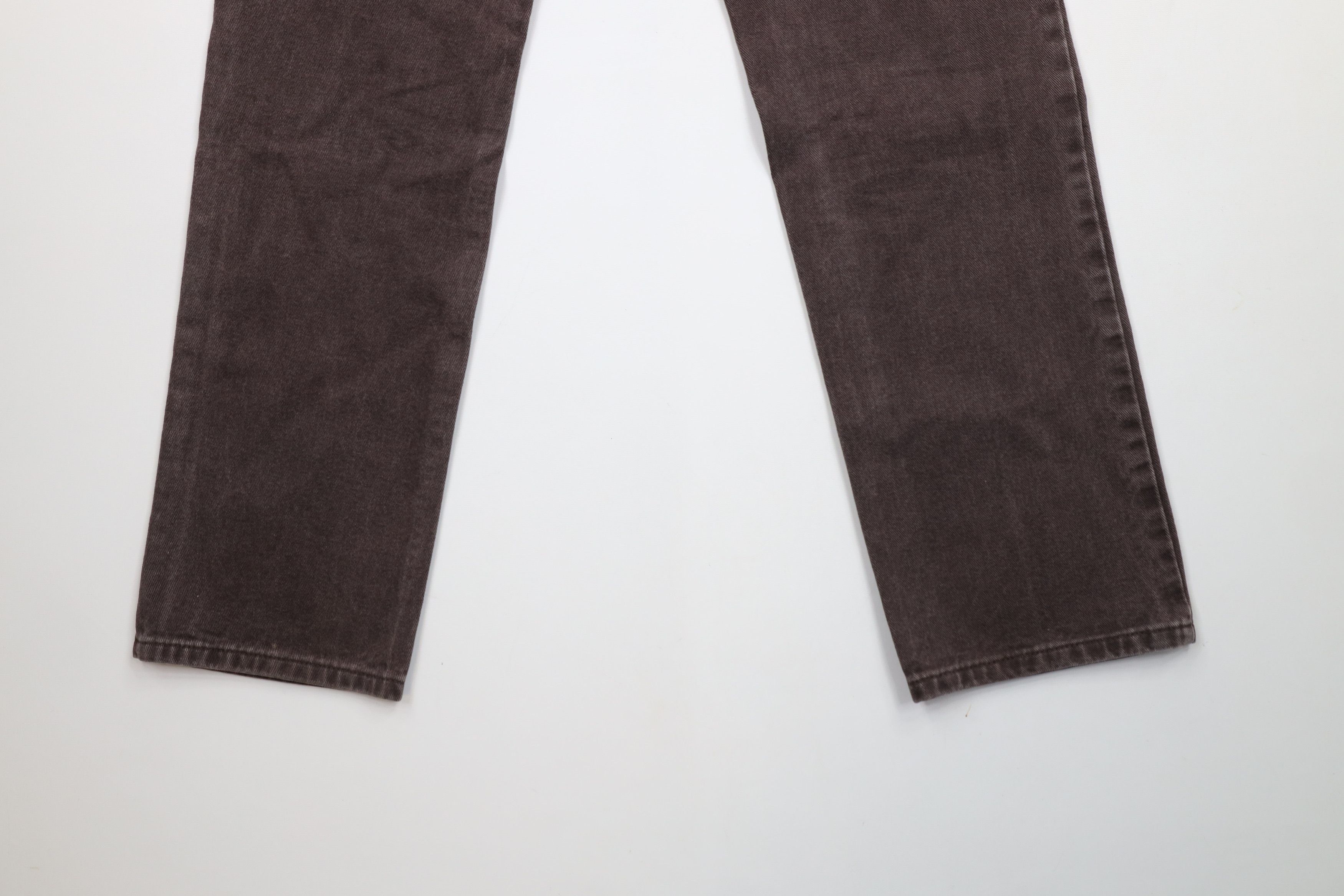 Lee × Vintage Vintage 90s Lee Straight Leg Denim Jeans Brown Cotton Size US 32 / EU 48 - 14 Thumbnail