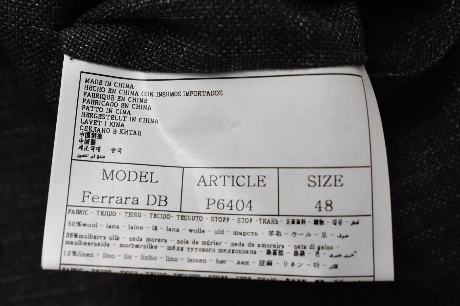 Suitsupply SUITSUPPLY Havana Patch FL Ferrara DB Vigo Suit Men's UK 38 Size 38R - 7 Thumbnail