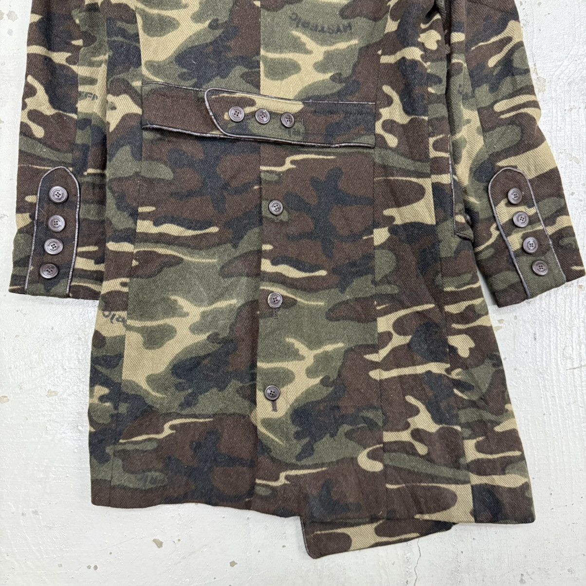Hysteric Glamour Grail Vintage Hysteric Glamour Camouflage Trench Coat Jacket Size US S / EU 44-46 / 1 - 12 Thumbnail