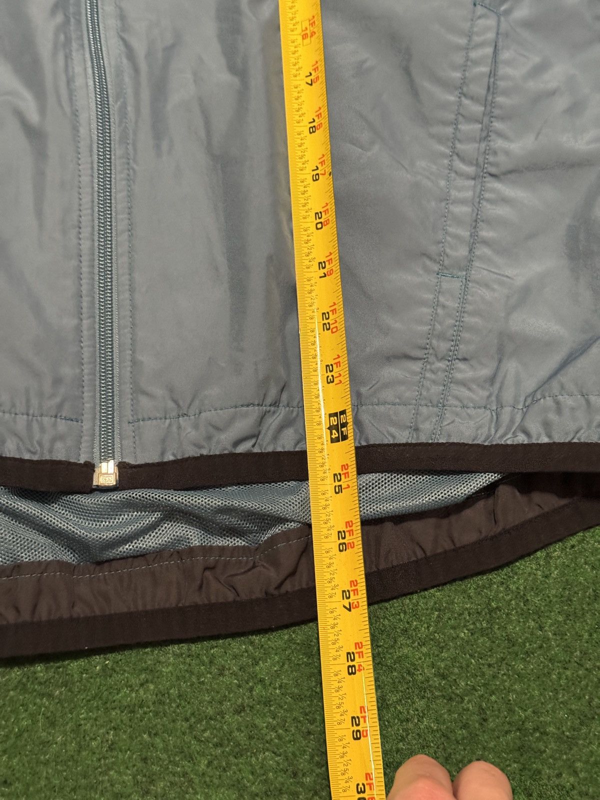 Nike Nike Windbreaker Full Zip Running Outdoor Gray Large Jacket Size L / US 10 / IT 46 - 9 Thumbnail