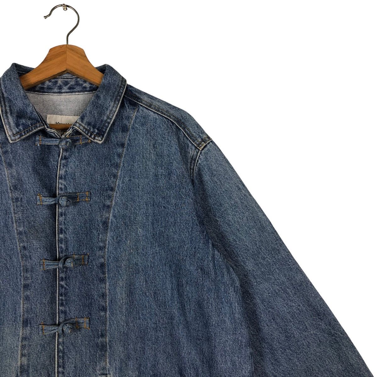 Japanese Brand 🔥Distressed Denim Jacket Jouetie Tokyo Inspire Issey Miyake Size US M / EU 48-50 / 2 - 5 Thumbnail