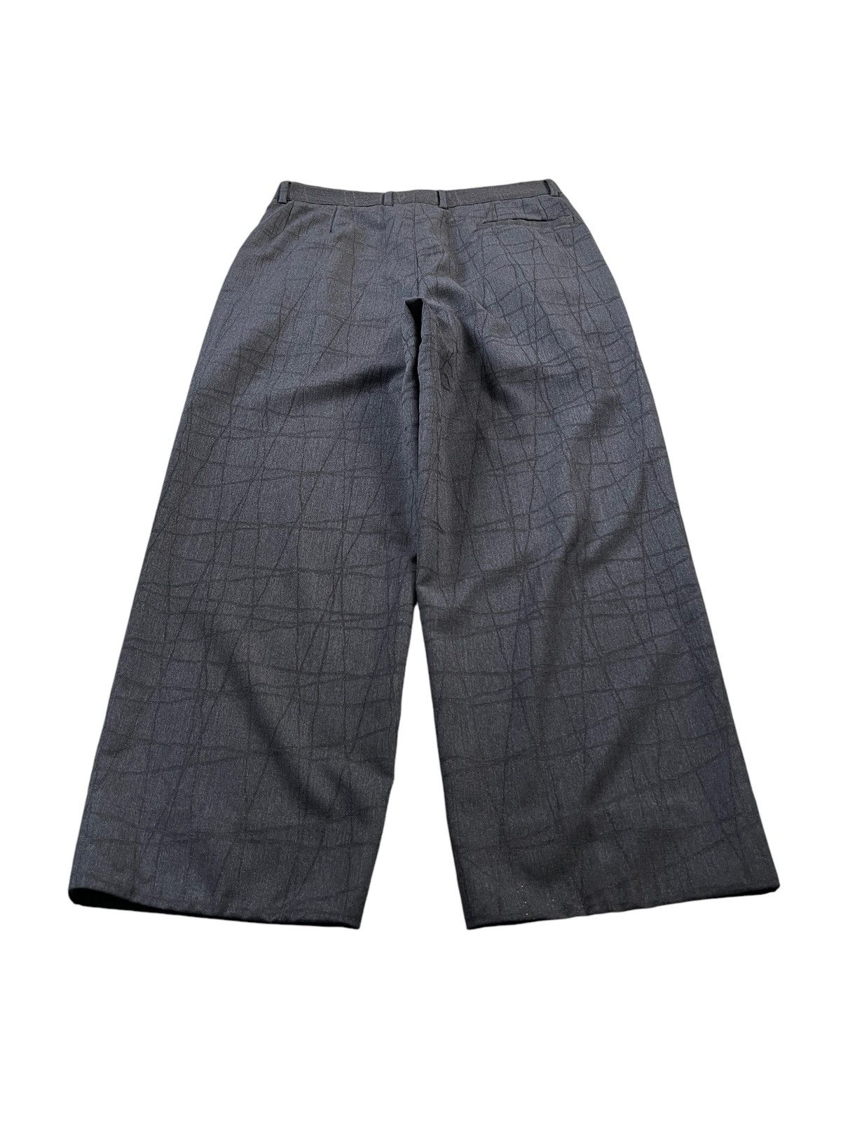 Versace Vintage Gianni Versace Crack Pattern Wool Gabardine Pants Size US 33 - 7 Thumbnail