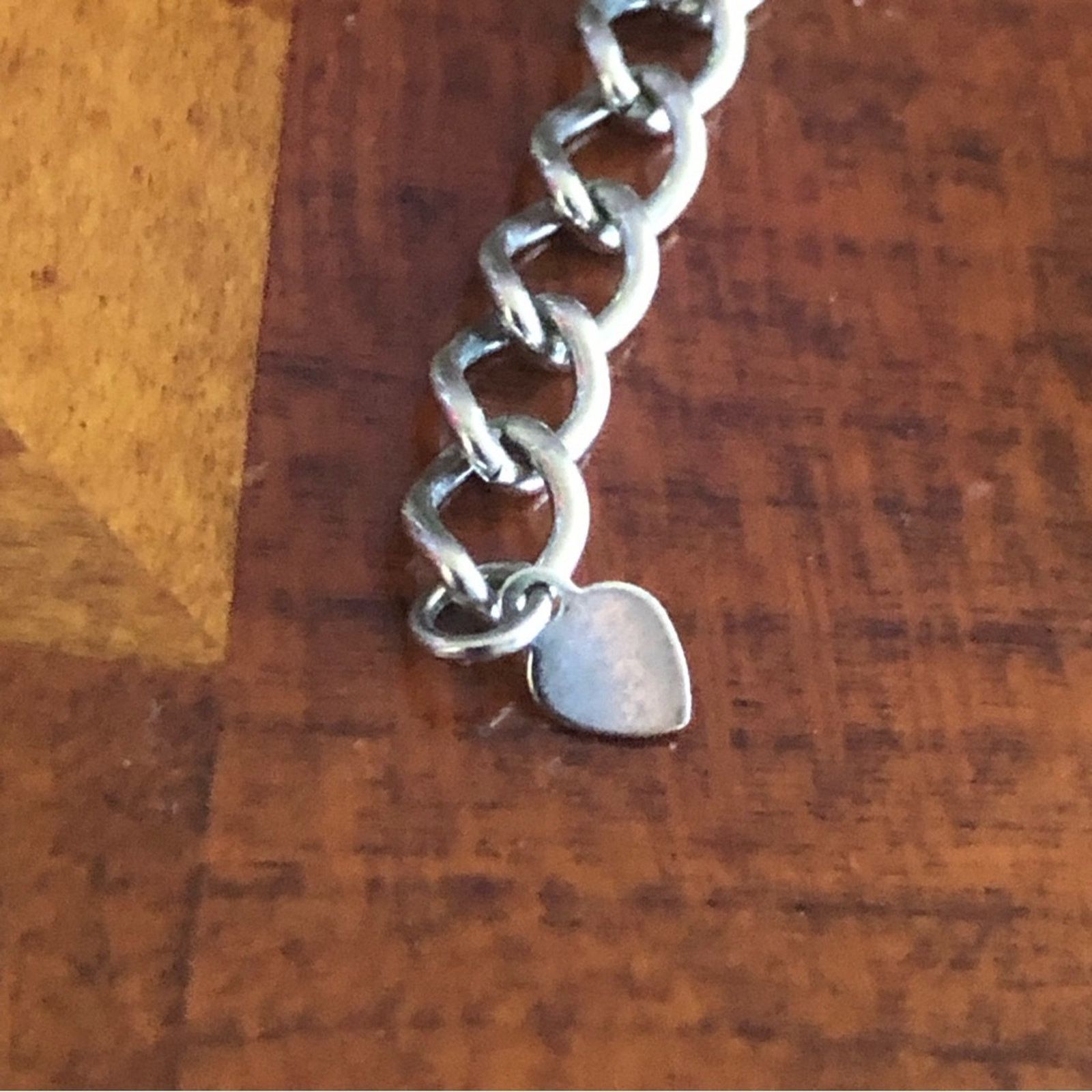 Jewelry Silver chunky sparkle link chain anklet bracelet Size ONE SIZE - 4 Thumbnail