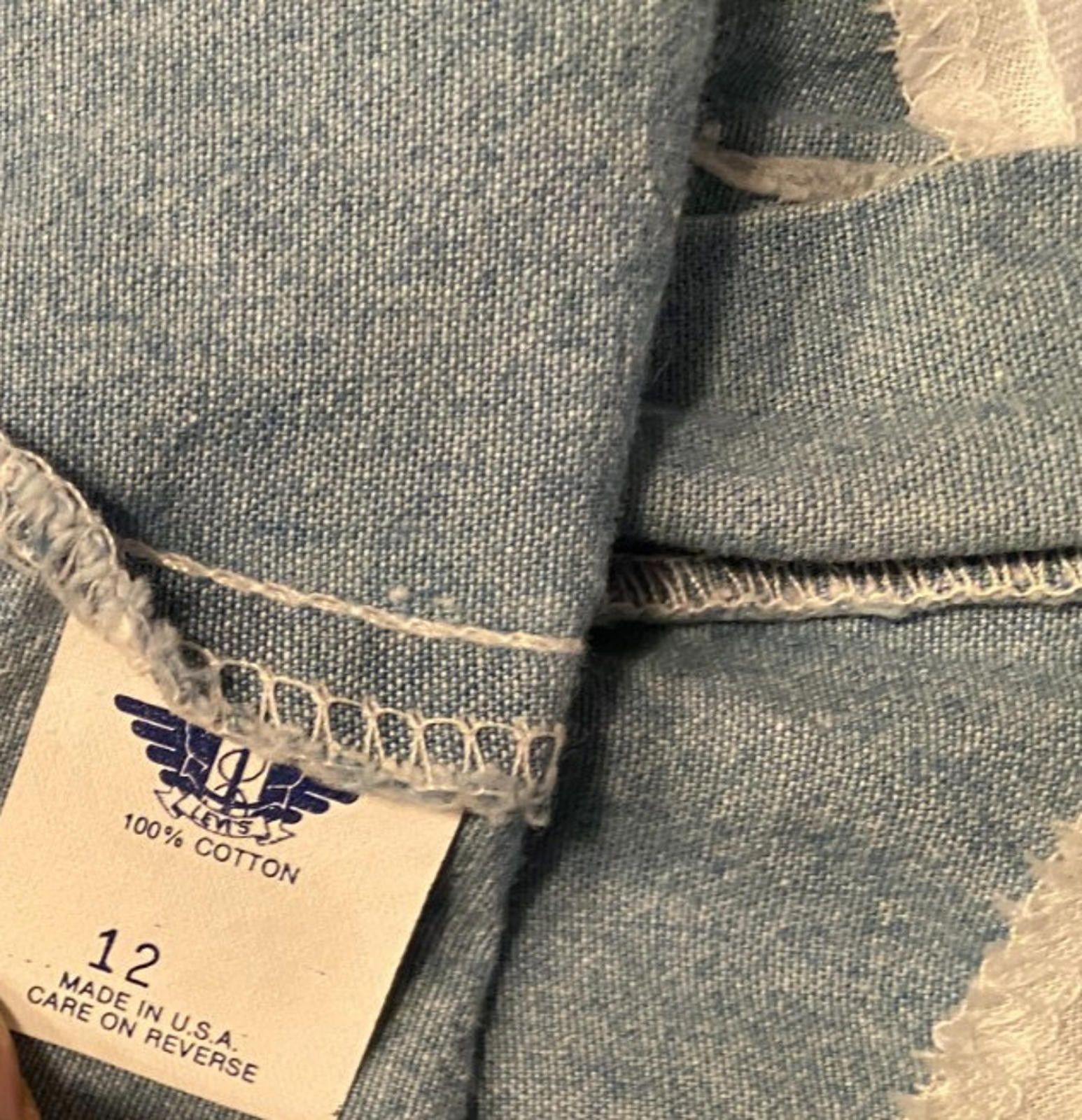 Dockers 90s Dockers Denim Mom Shorts Sz 12 Pleated Y2K High Rise B15 Size 34" / US 12 / IT 48 - 12 Thumbnail