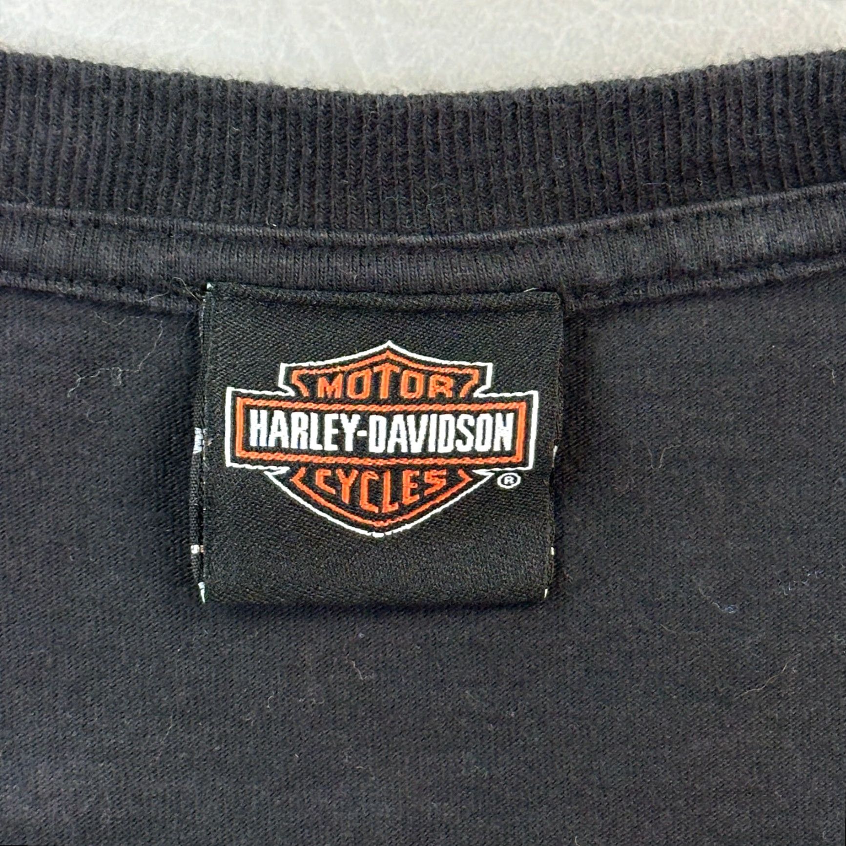 Harley Davidson Harley-Davidson Shirt Mens XL Black Logo Biker Motorcycle Crew Neck Short Sleeve T-Shirt Size US XL / EU 56 / 4 - 4 Thumbnail