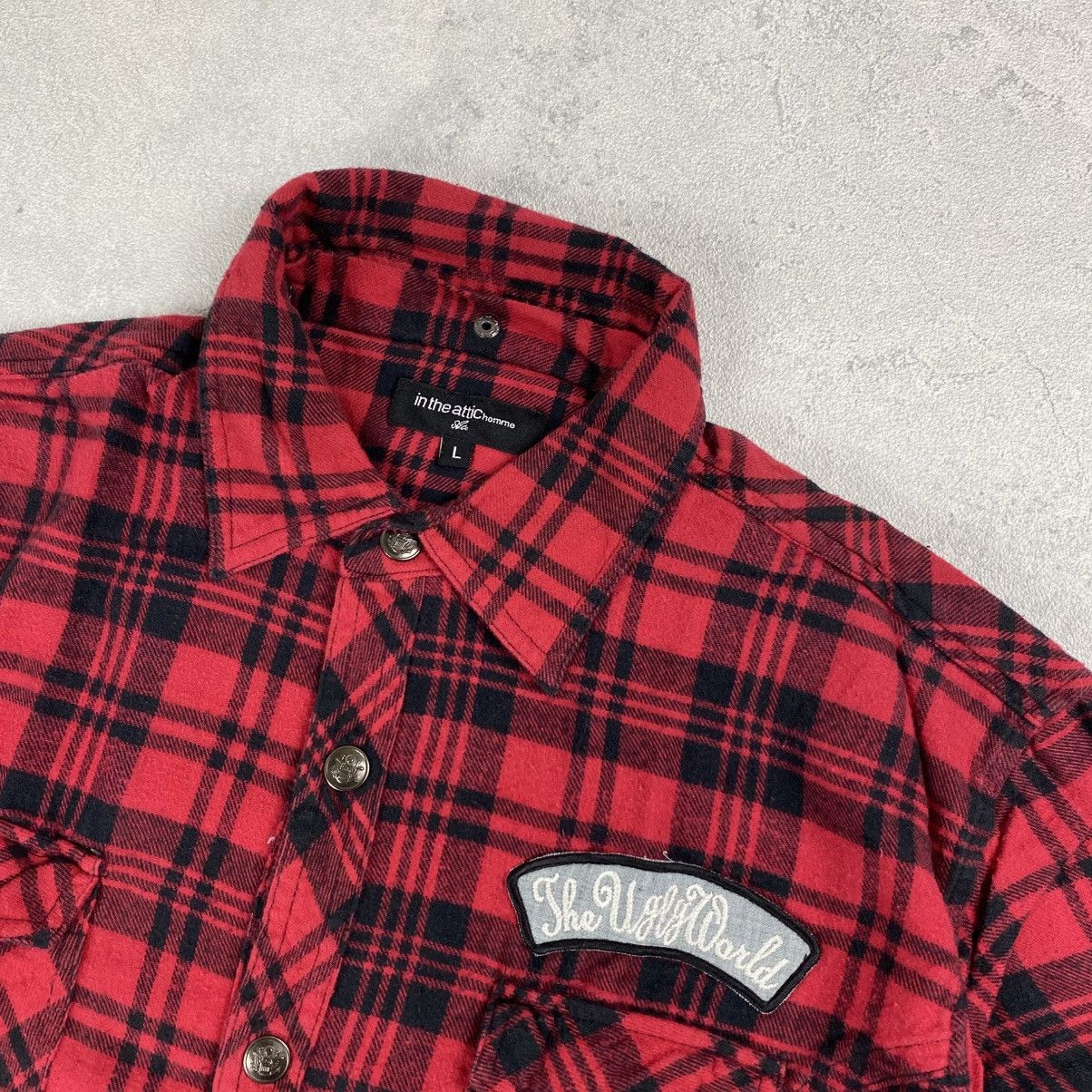 If Six Was Nine In The Attic Flannel Punk Style Shirt Size US L / EU 52-54 / 3 - 3 Thumbnail