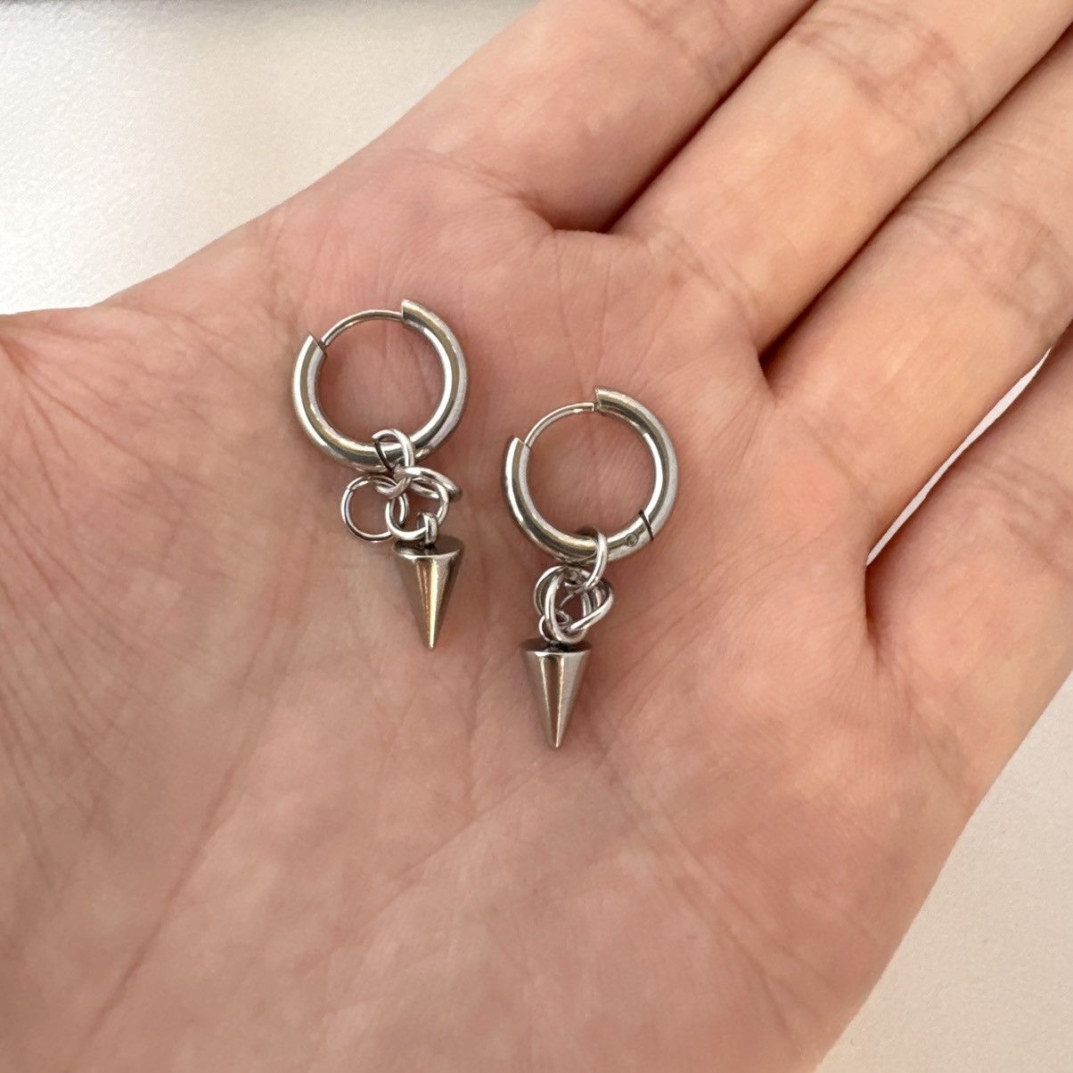 Other Geometric Cone Dangle Drop Earrings for Men Women Size ONE SIZE - 4 Thumbnail