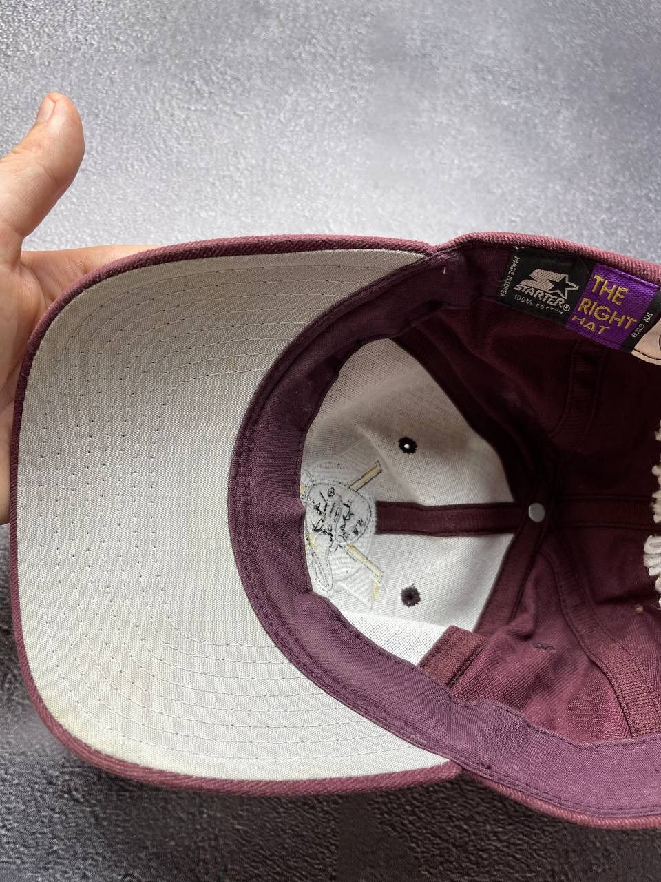 NHL Vintage The mighty ducks NHL Cap Size ONE SIZE - 4 Thumbnail