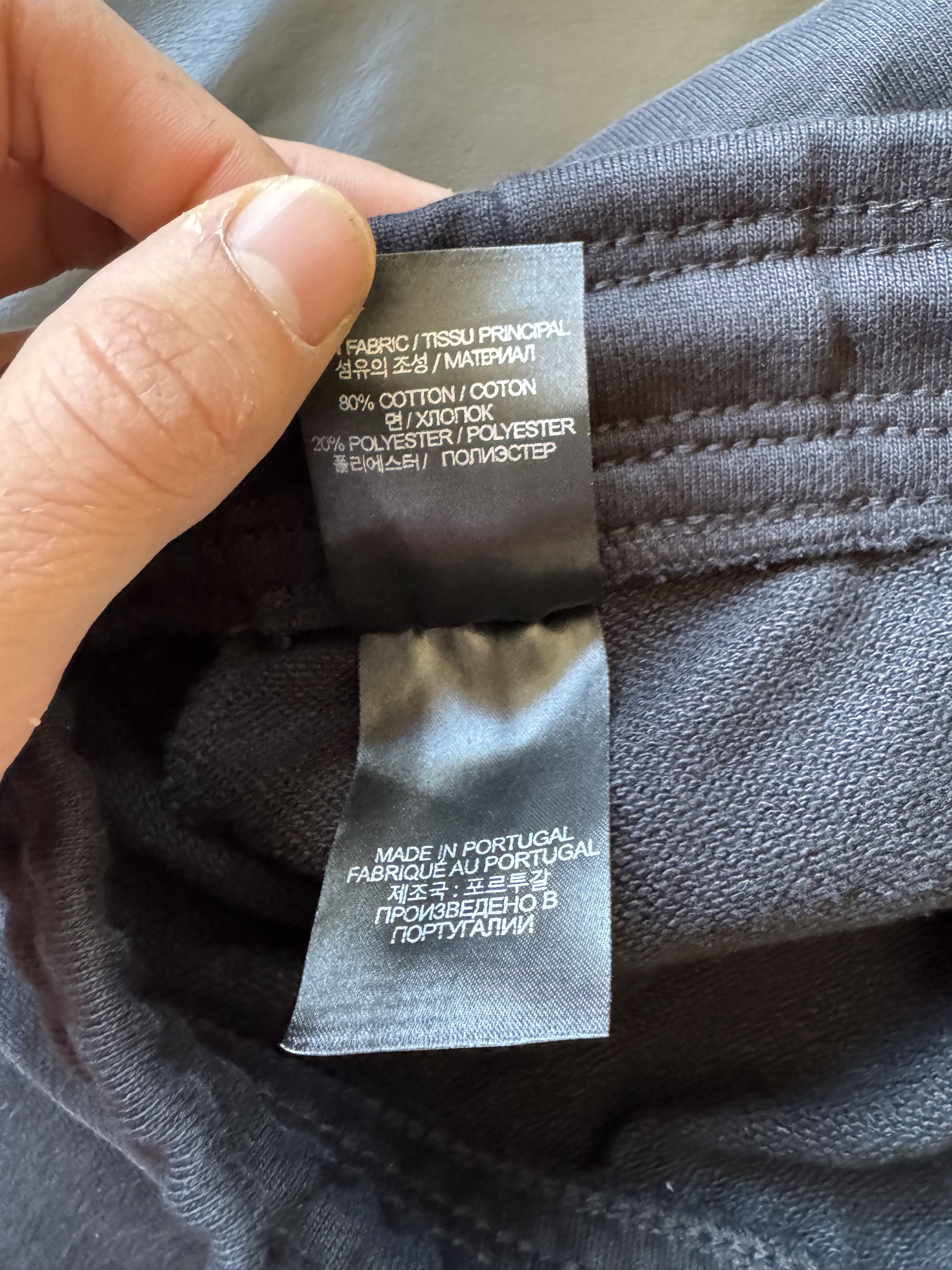 Vetements Wide Leg Panelled Cotton Blend Jersey Sweatpants Size US 32 / EU 48 - 16 Thumbnail