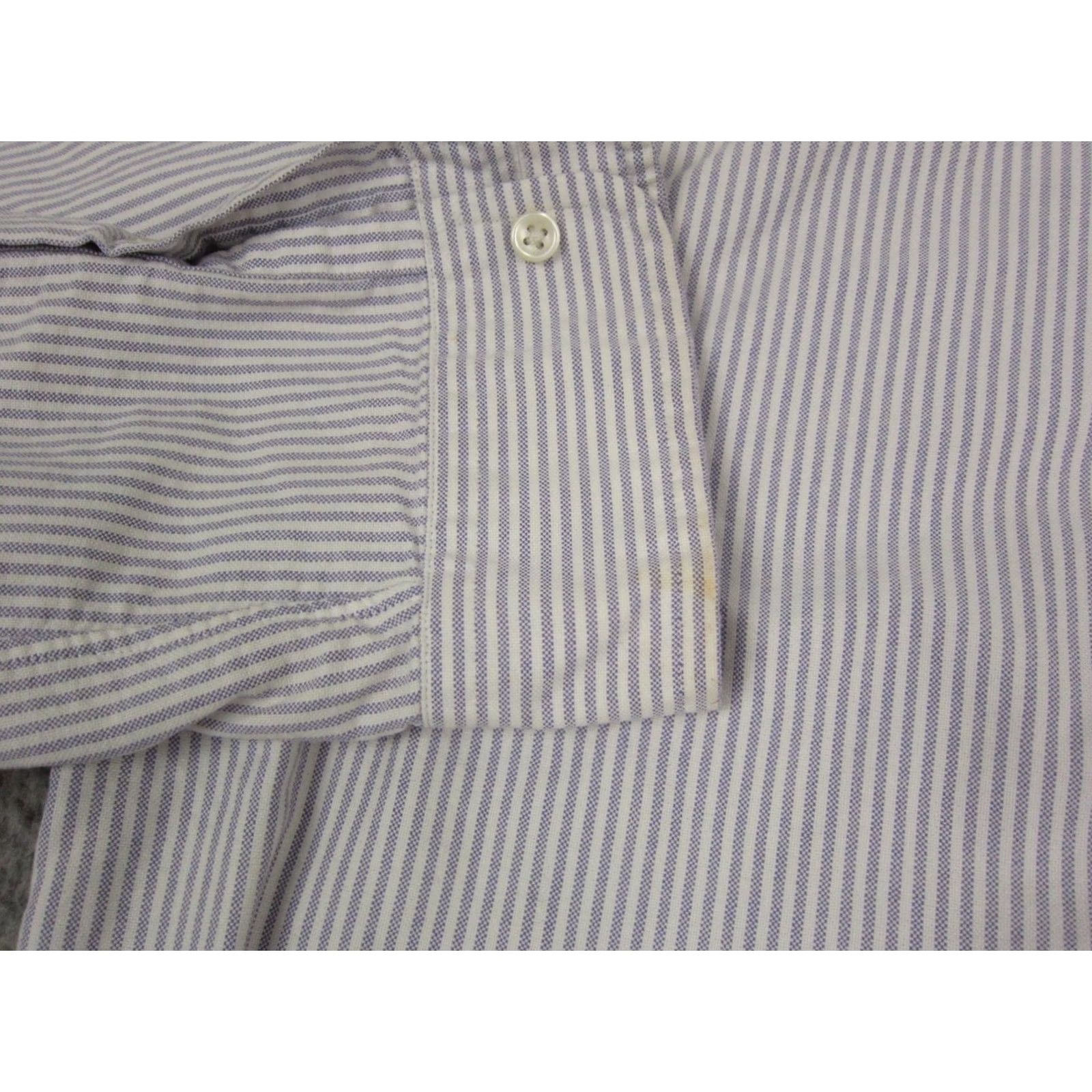 Ralph Lauren Ralph Lauren Shirt Mens Large Purple Striped Cotton Button Down Size US L / EU 52-54 / 3 - 5 Thumbnail