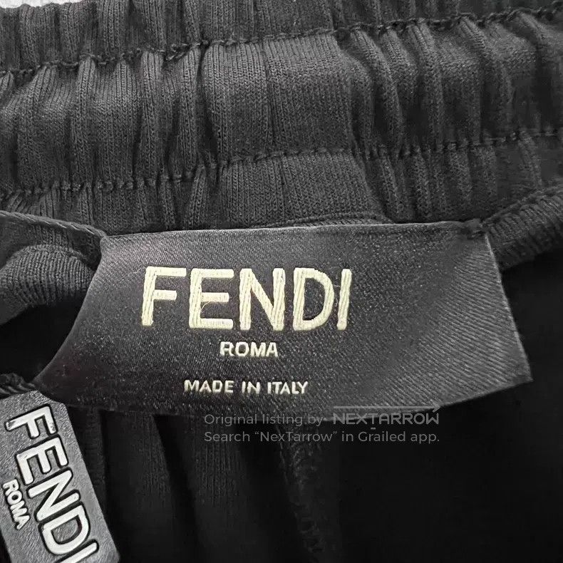 Fendi Fendi Black Logo Short Pants Size US 28 / EU 44 - 3 Thumbnail