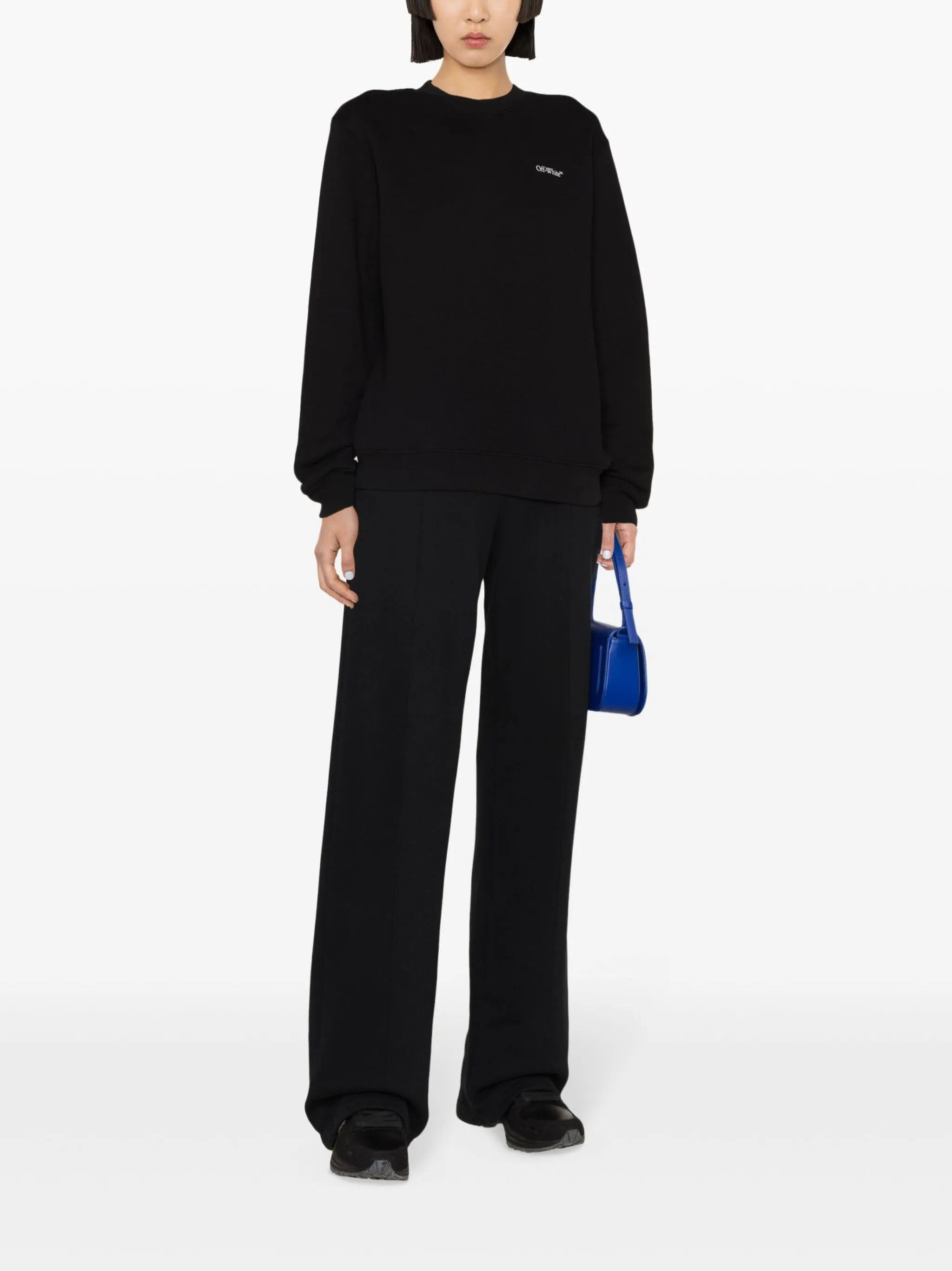 Off-White o1s22i1n0824 X-Ray Arrow Crewneck Sweatshirt in Black Size M / US 6-8 / IT 42-44 - 3 Thumbnail