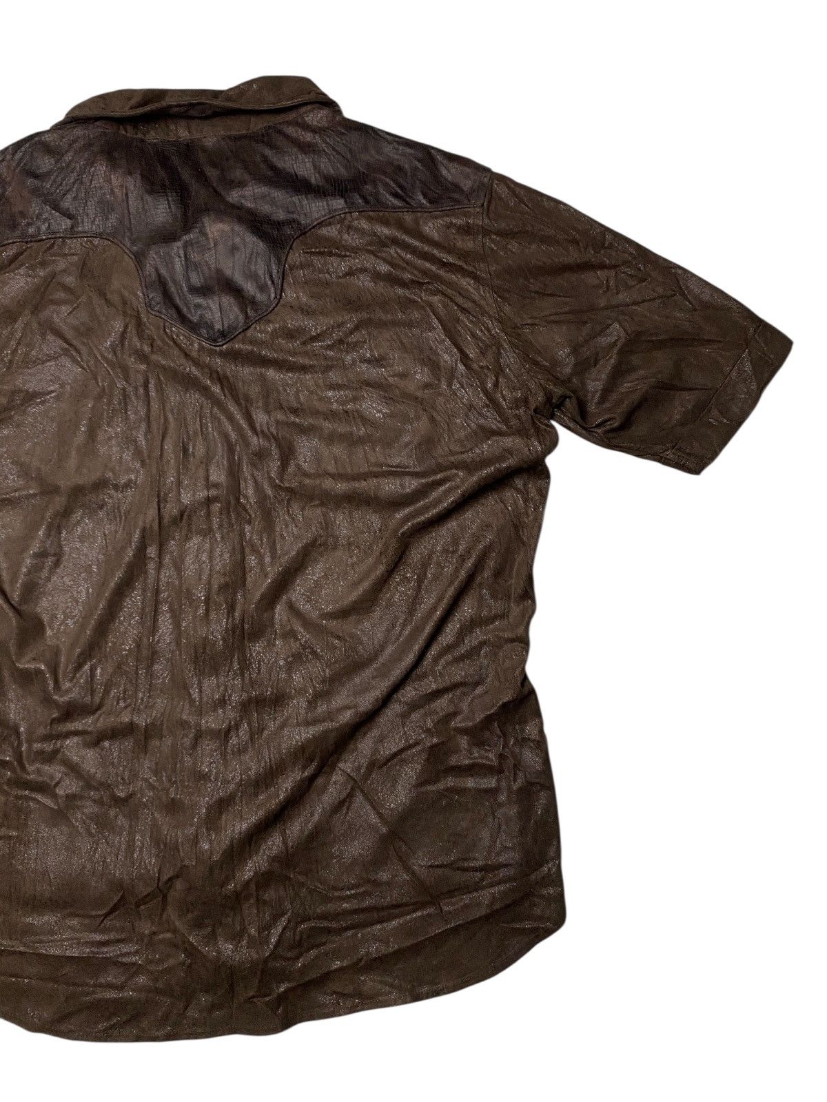 If Six Was Nine 2000's Semantic Design Western Crocodilo Pattern Shirts Size US M / EU 48-50 / 2 - 10 Thumbnail