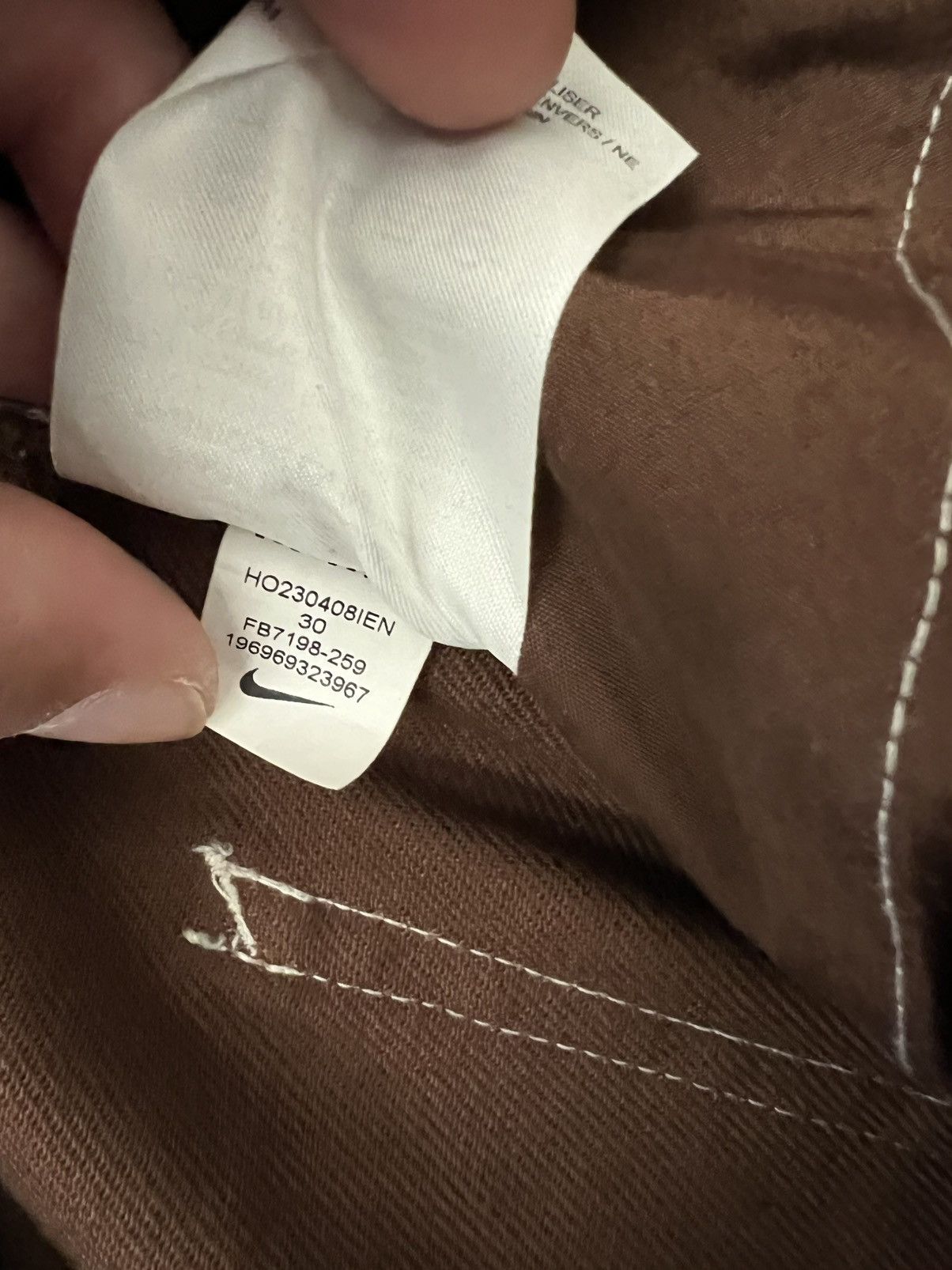 Nike Nike Life Straight Leg Carpenter Pants Cacao Wow Brown Size US 30 / EU 46 - 14 Thumbnail