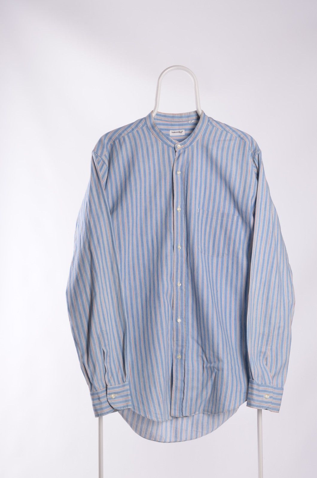 Other Bakuto893 stripe shirt long sleeve Italy Size US XXL / EU 58 / 5 - 1 Thumbnail
