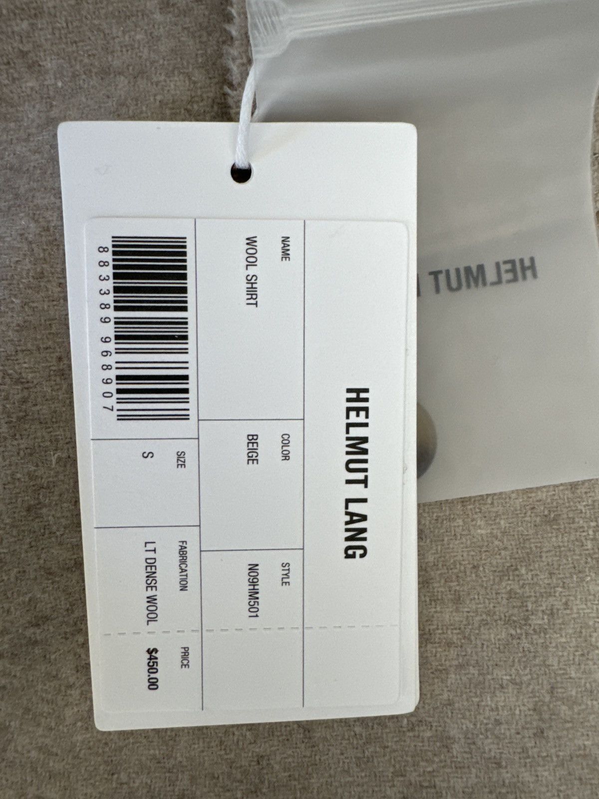 Helmut Lang Wool shirt Size US S / EU 44-46 / 1 - 4 Thumbnail