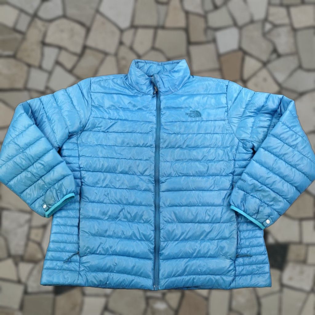 The North Face The North Face Jacket Mens XL Blue 550 Down Puffer Quilted Insulated Full Zip Coat Size US XL / EU 56 / 4 - 1 Thumbnail