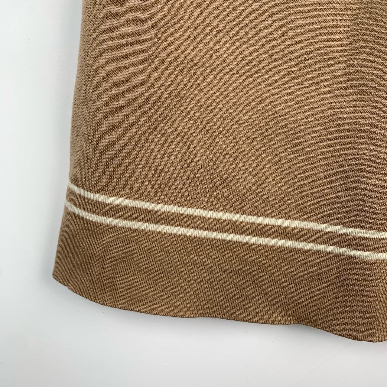 Gucci Gucci Wool Knit Skirt XS Brown Horse Buckle Trim Decorative Size 26" / US 2 / IT 38 - 4 Thumbnail