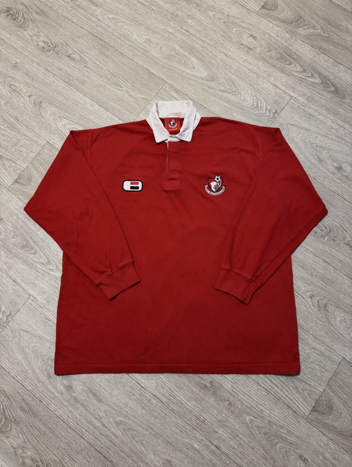 Vintage 🔷Vintage Fila AFC Bournemouth Soccer Rugby Shirt 2000s🔷 Size US XL / EU 56 / 4 - 1 Thumbnail