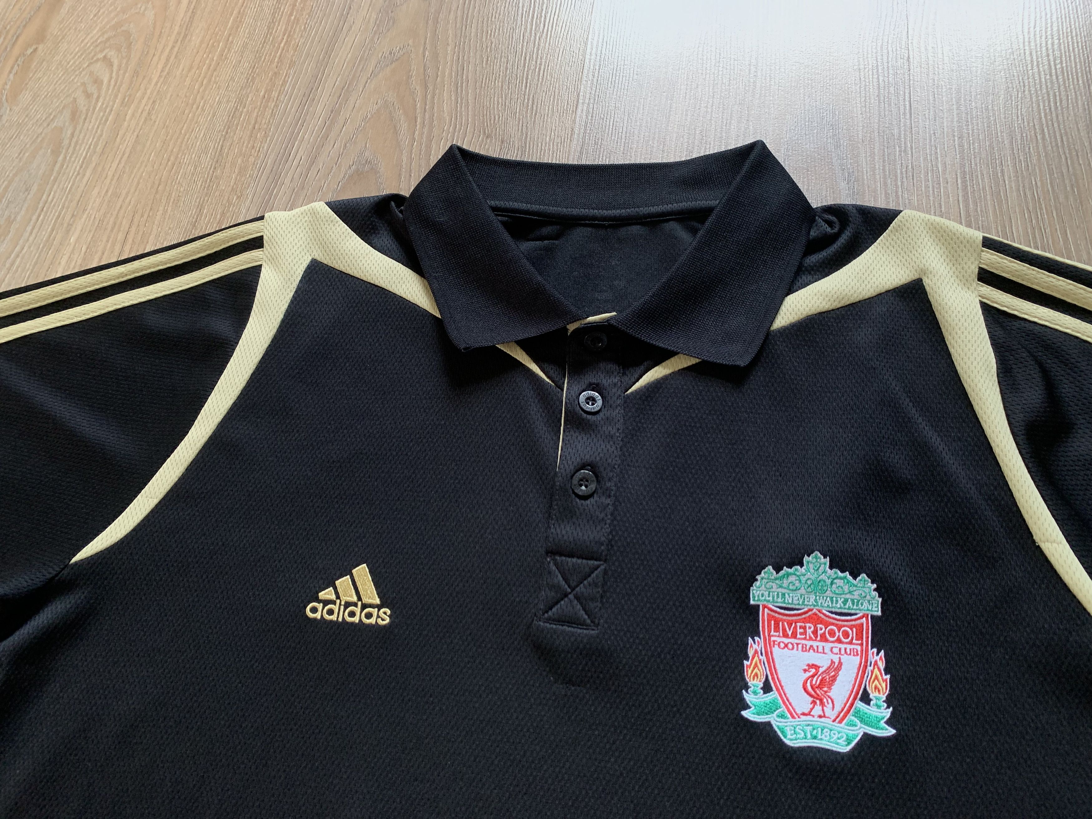 Adidas Adidas FC Liverpool Training Jersey Polo 2008 Size US L / EU 52-54 / 3 - 4 Thumbnail