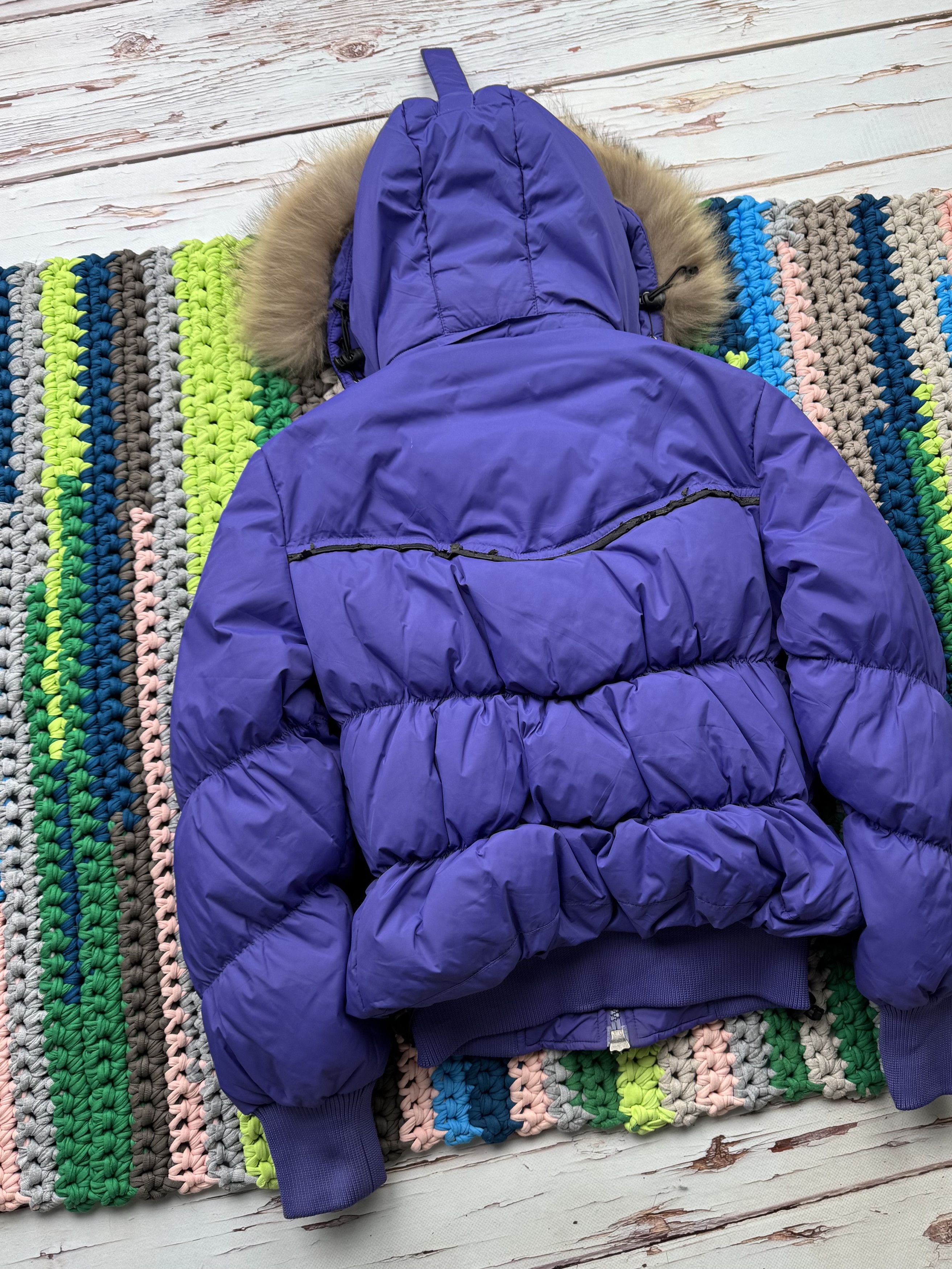 If Six Was Nine Vintage Down Cropped Hooded Jacket With Fur (D10) Size S / US 4 / IT 40 - 11 Thumbnail