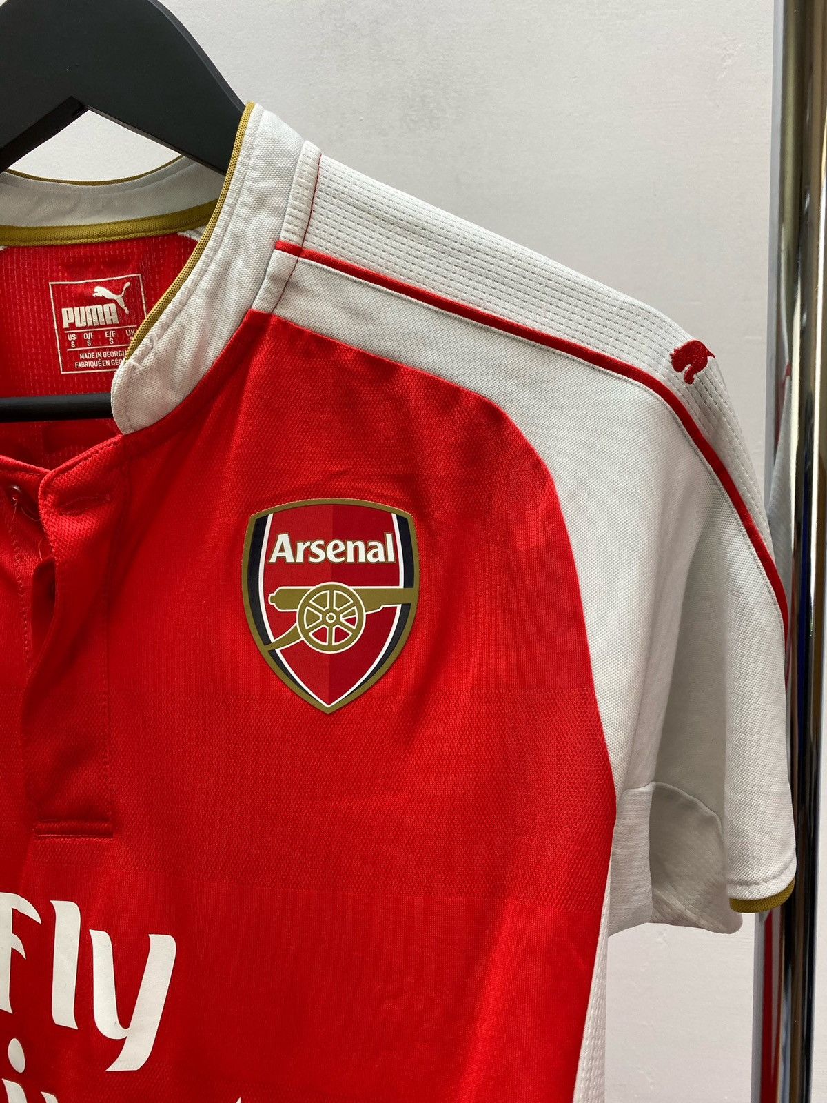 Vintage Vintage Nike Arsenal 2015-2016 #14 Walcott Soccer Jersey Kit Size US S / EU 44-46 / 1 - 13 Thumbnail