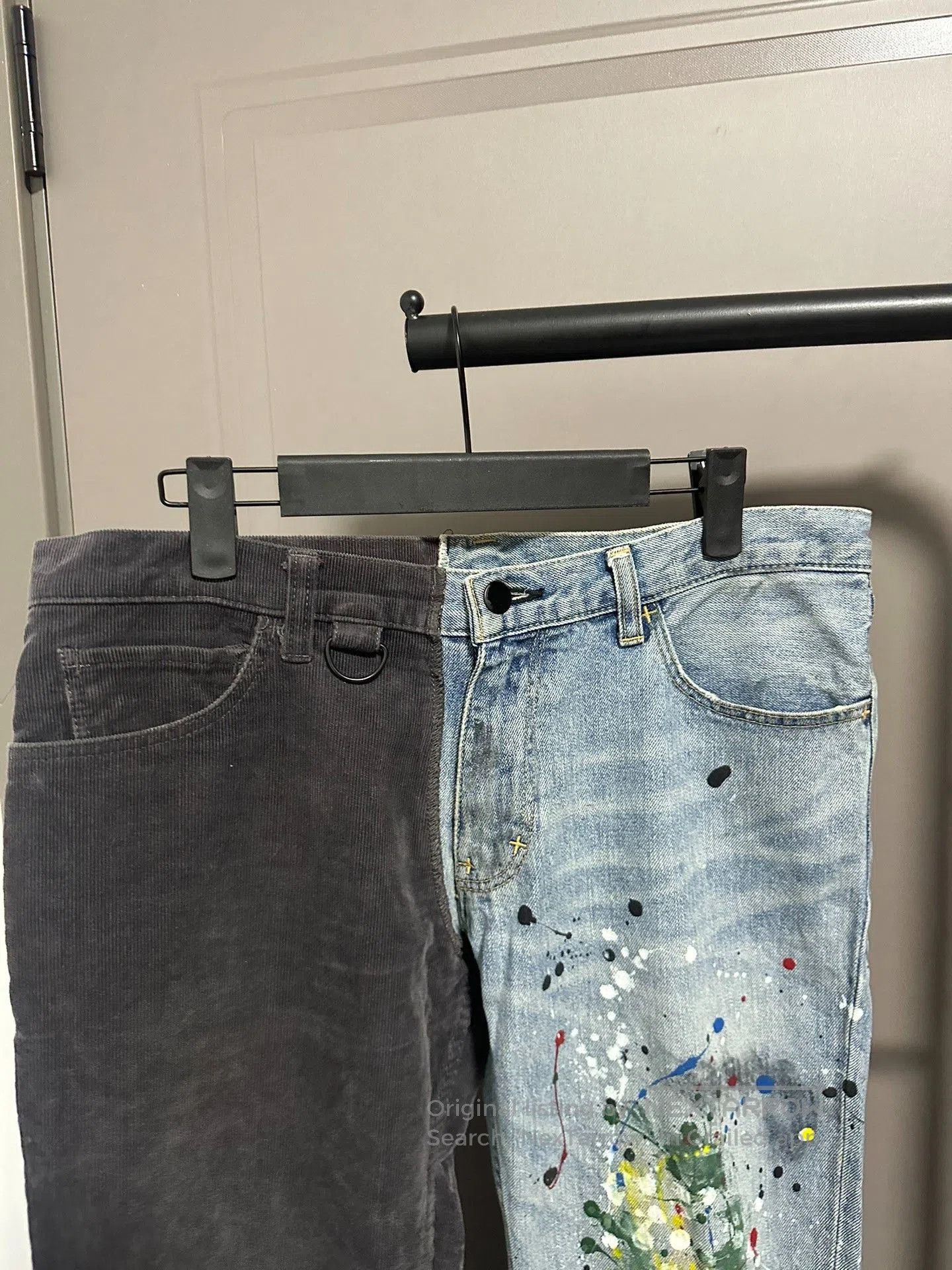 DEN IM by SIKI IM Number (n)ine 06SS Patchwork Splatter Jeans. Size US 34 / EU 50 - 3 Thumbnail