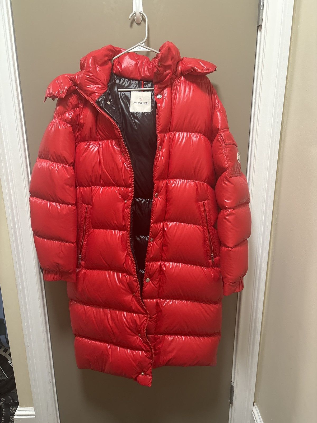 Moncler hanoverian red online