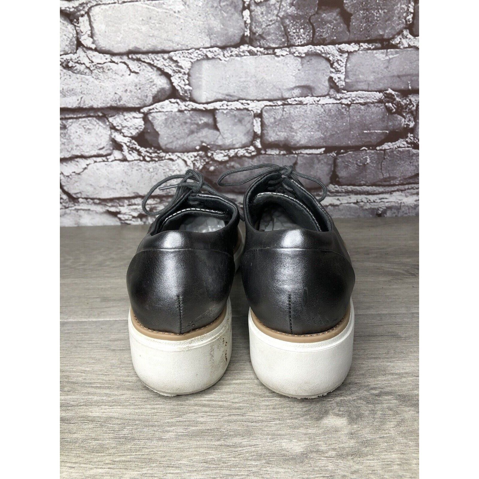 Clarks Clarks Collection Metallic Gunmetal Pewter Oxfords Shoes Wom Size US 8.5 / IT 38.5 - 3 Thumbnail